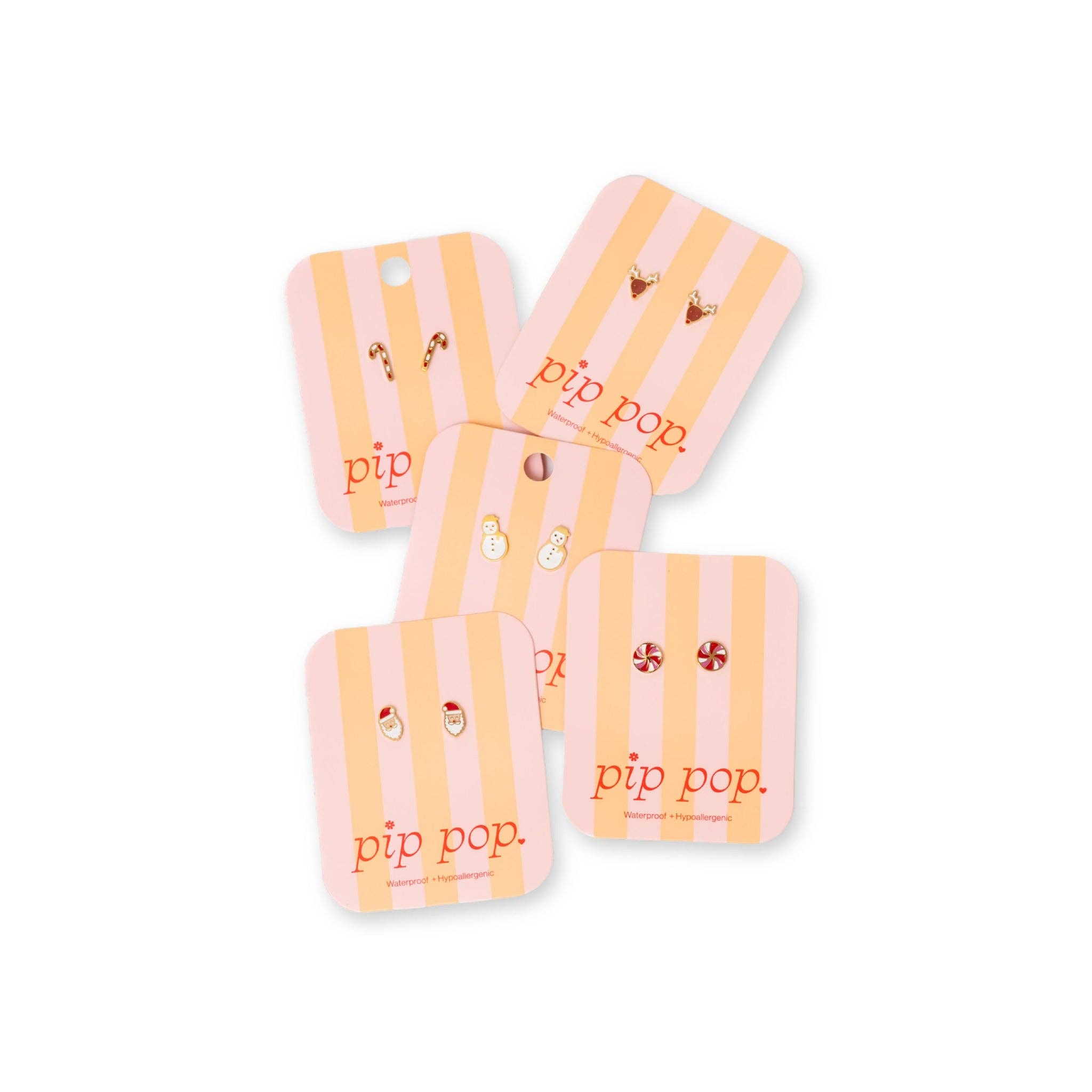 Holiday Pip Pop Post Earrings