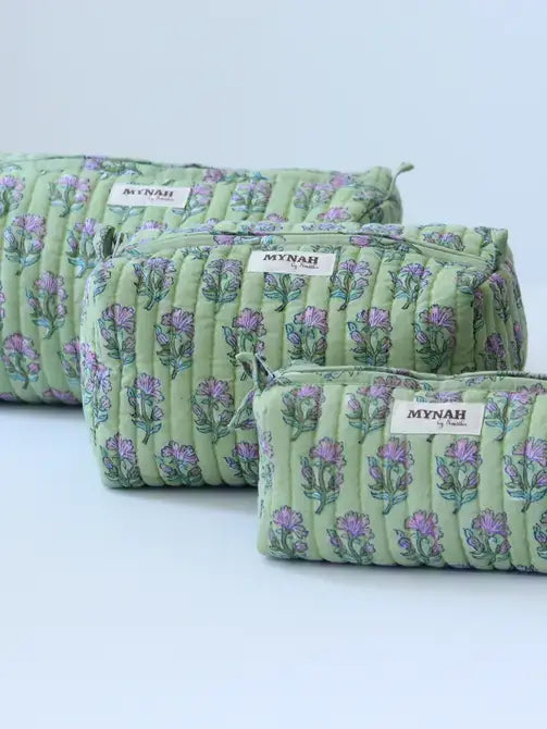 Freshleaf pinkfloral travel/make up/organizer/