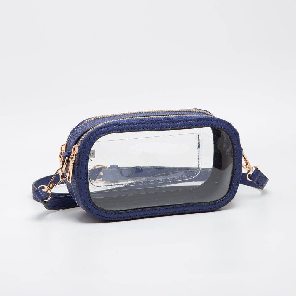 Double Zipper Oval Clear Gameday/Stadium Bag