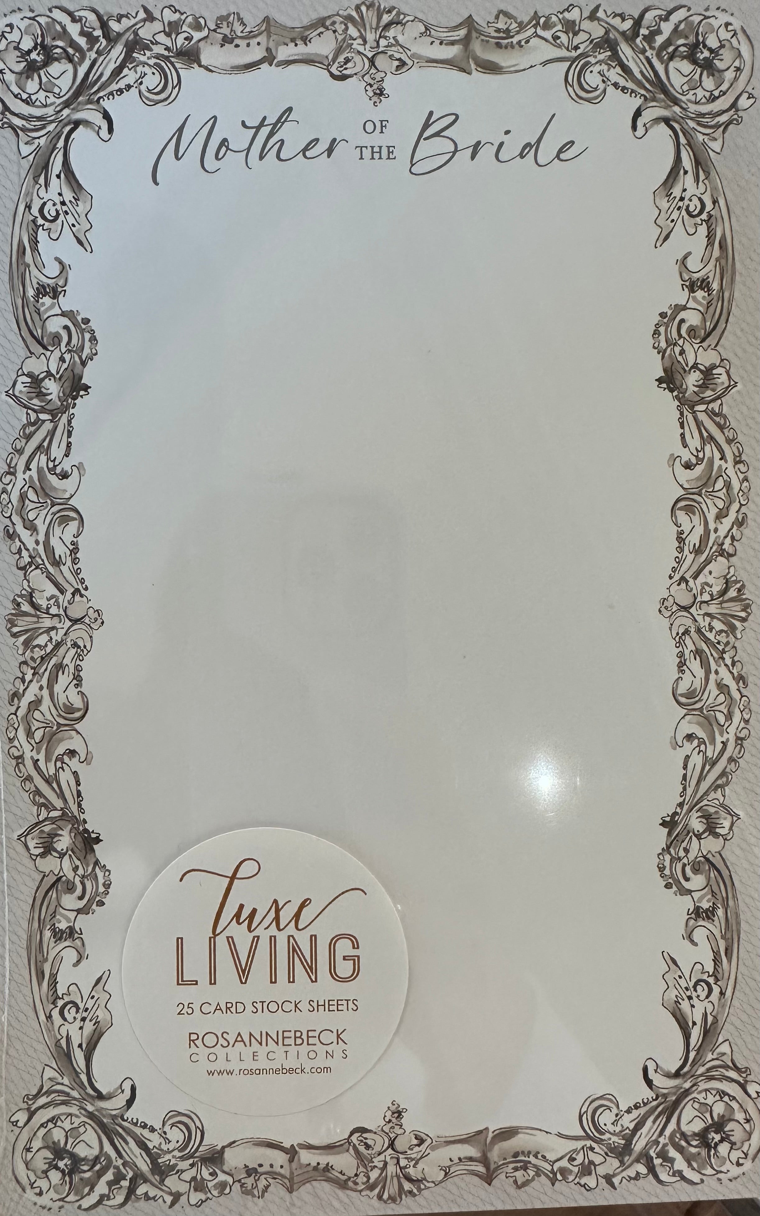 Mother of the Groom Notecards