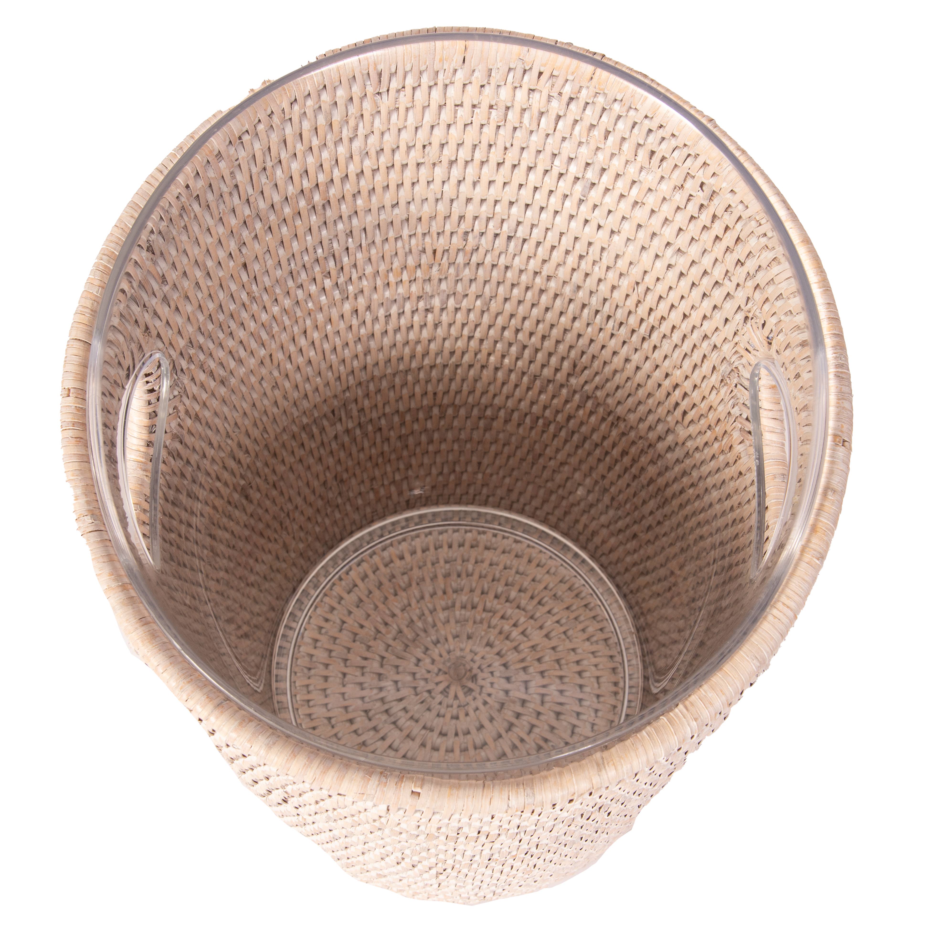 Artifacts Rattan™ Small Champagne Bucket with Acrylic