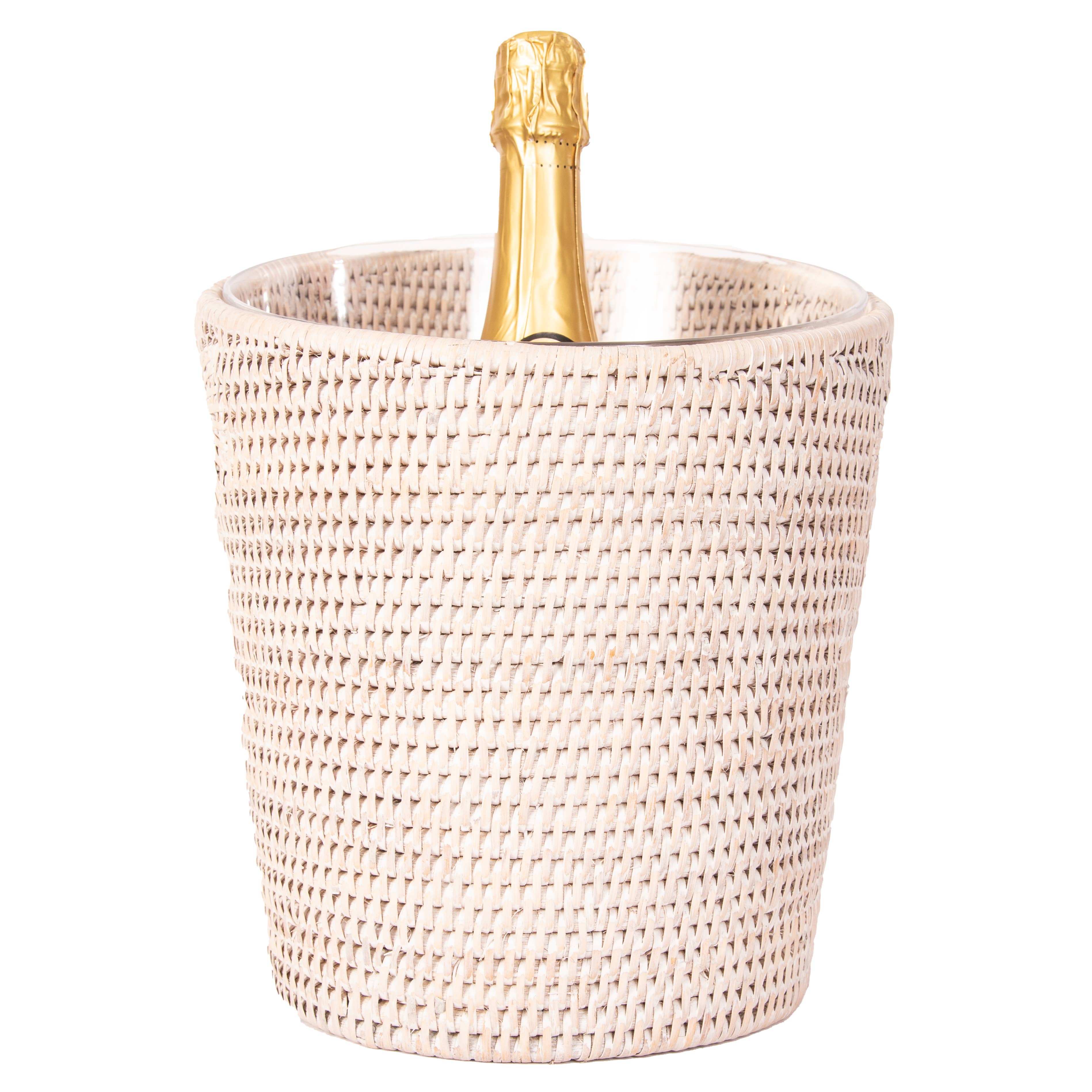 Artifacts Rattan™ Small Champagne Bucket with Acrylic