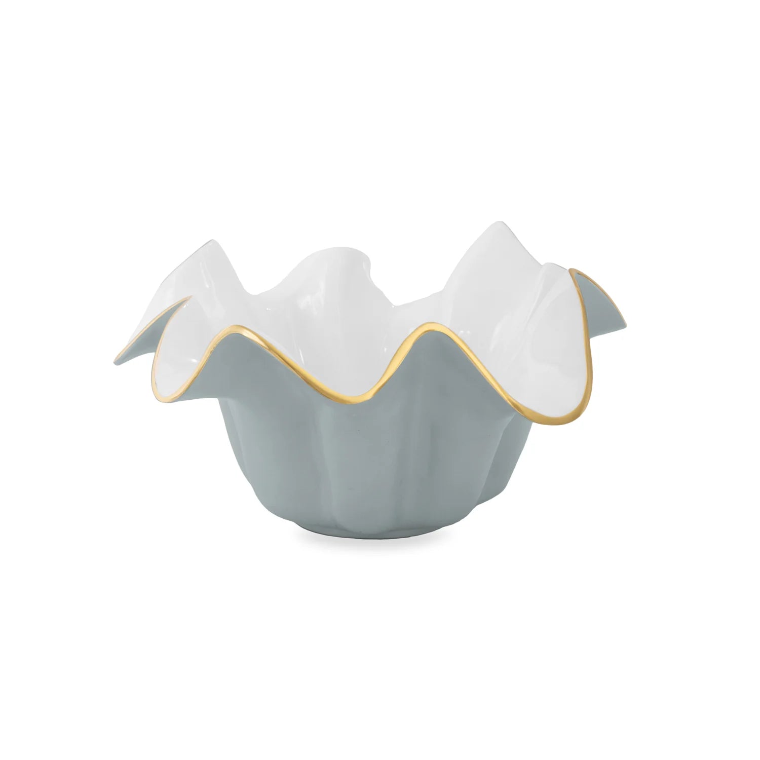 ENCANTO Medium Medusa Bowl Cream and White
