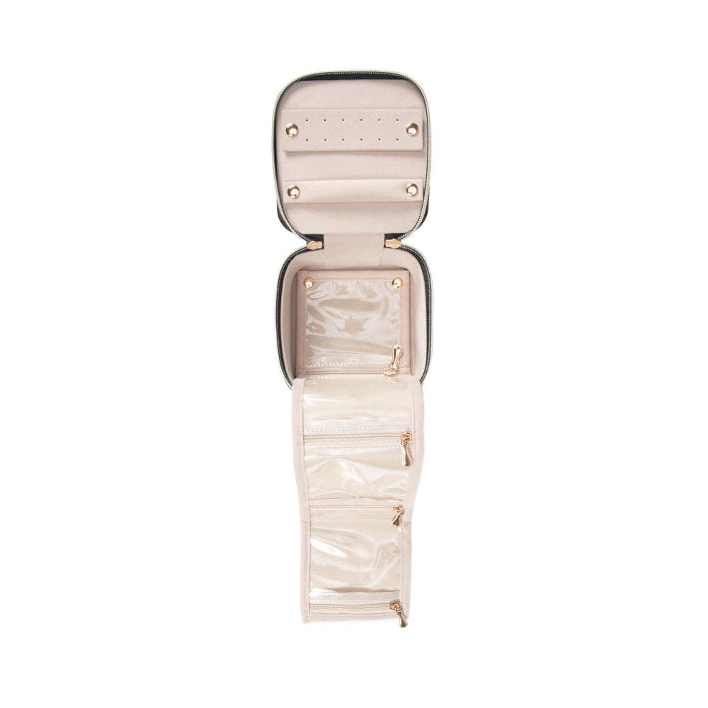 Leah Travel Jewelry Case with Pouch