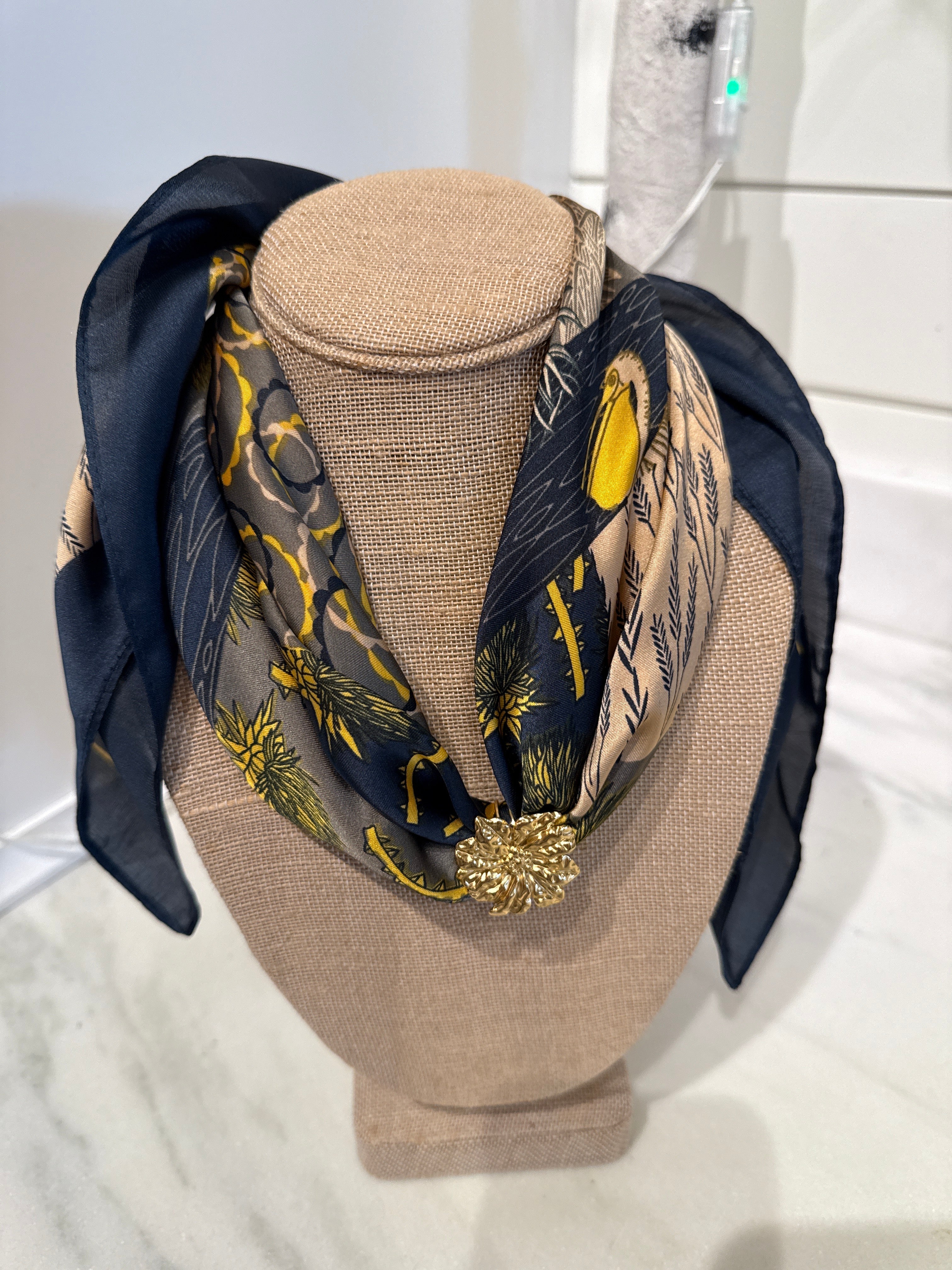 Charm Scarf Necklace