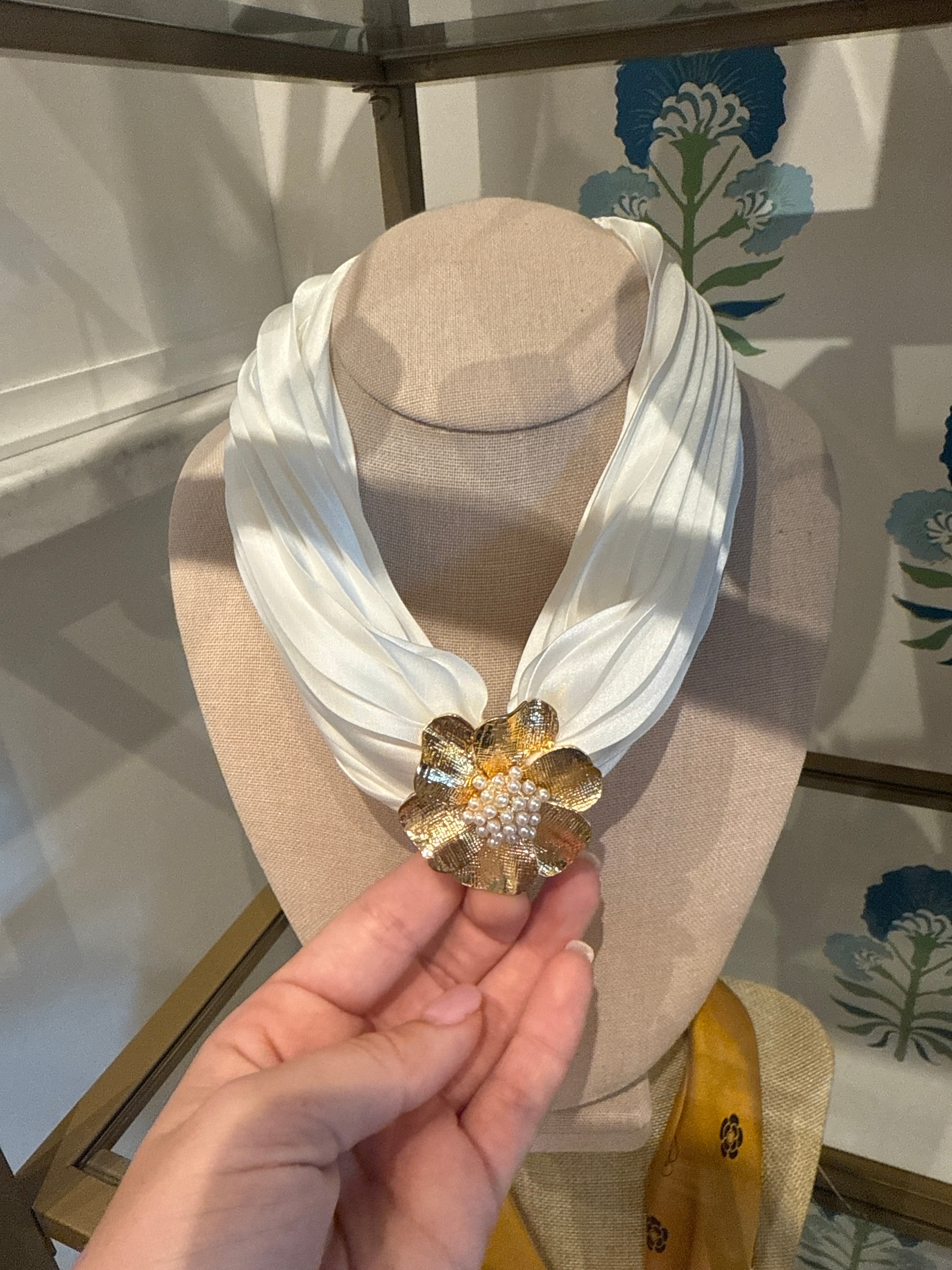 Charm Scarf Necklace