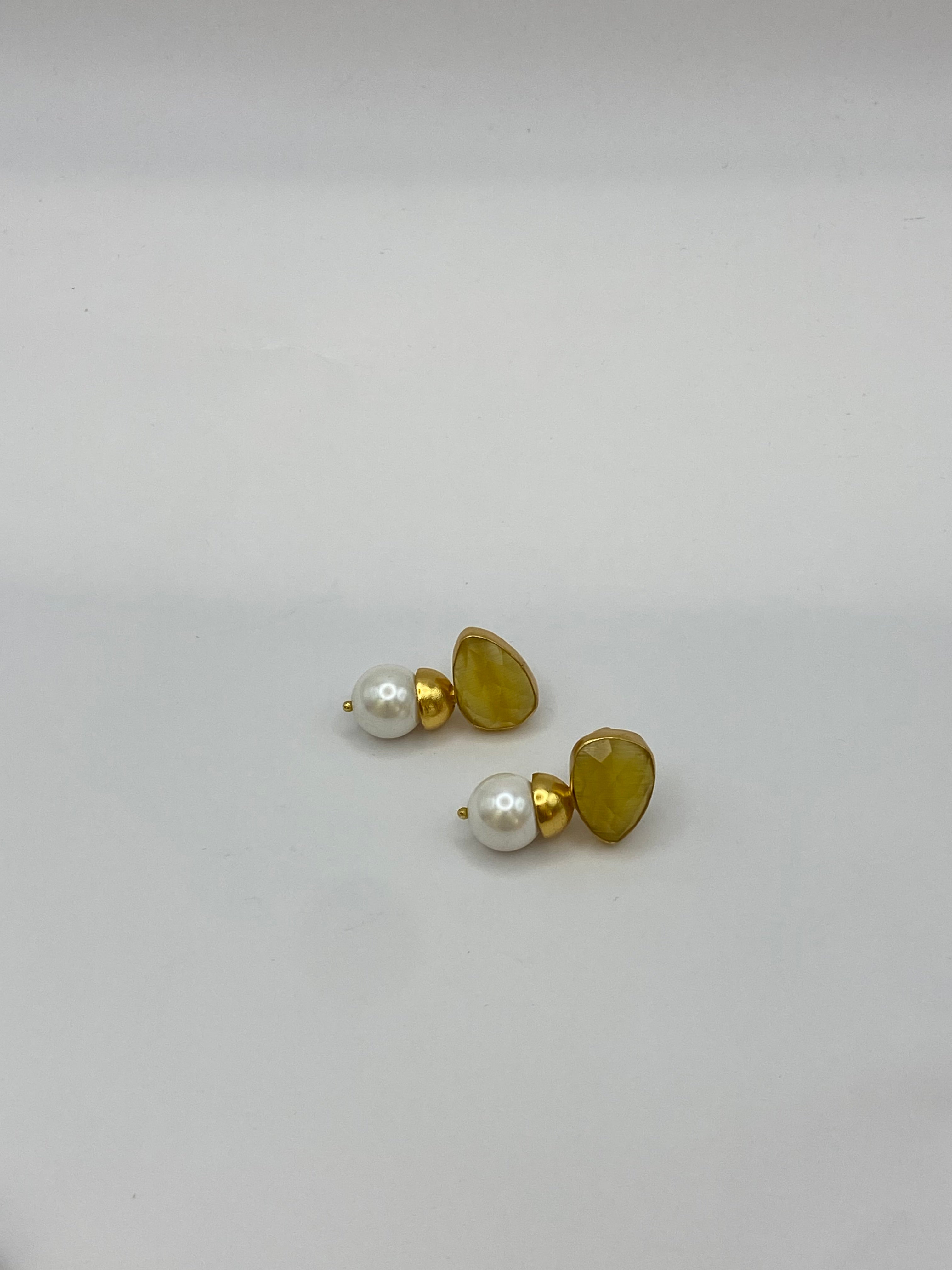 Semi Precious Stone Earrings