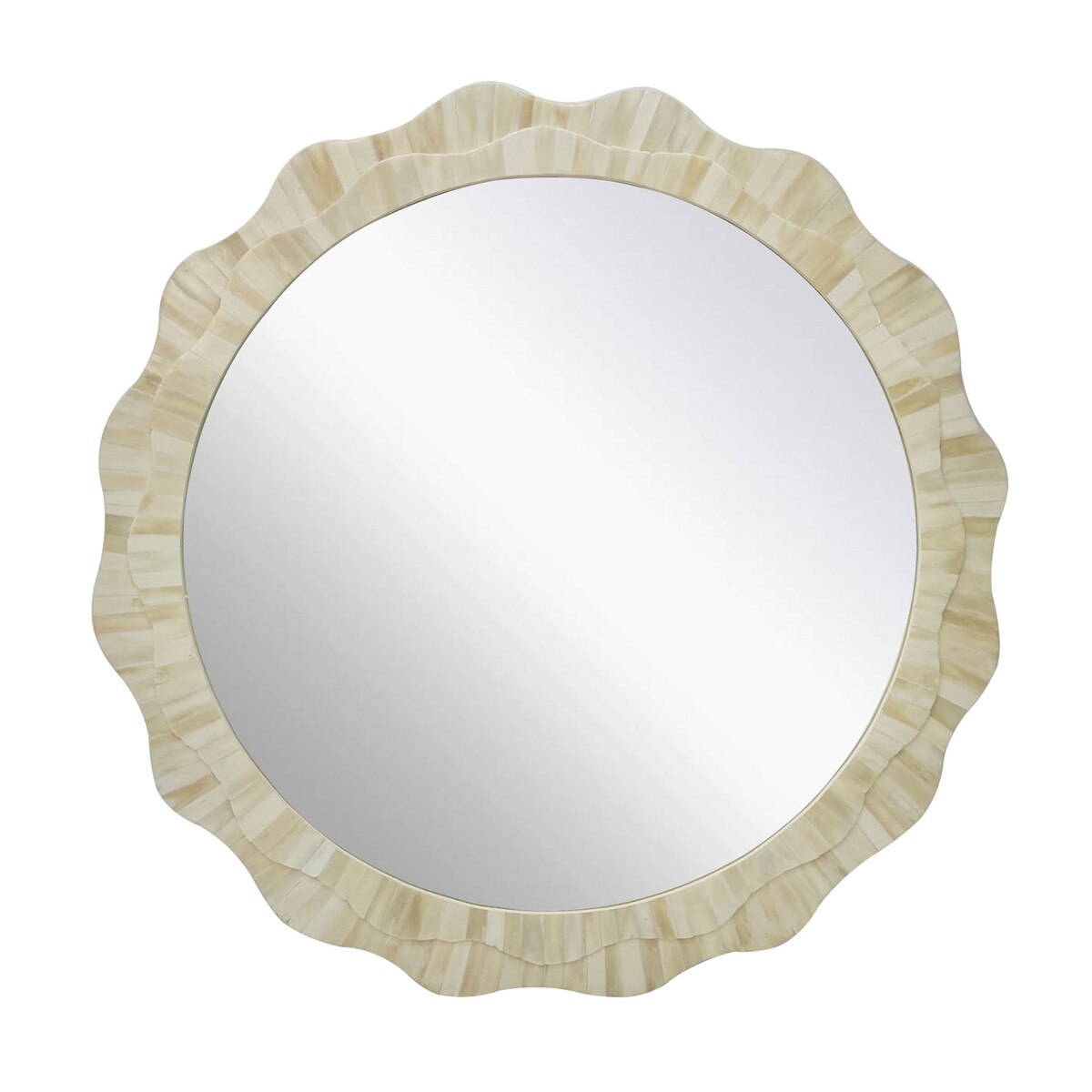 Wave Bone Mirror 35"
