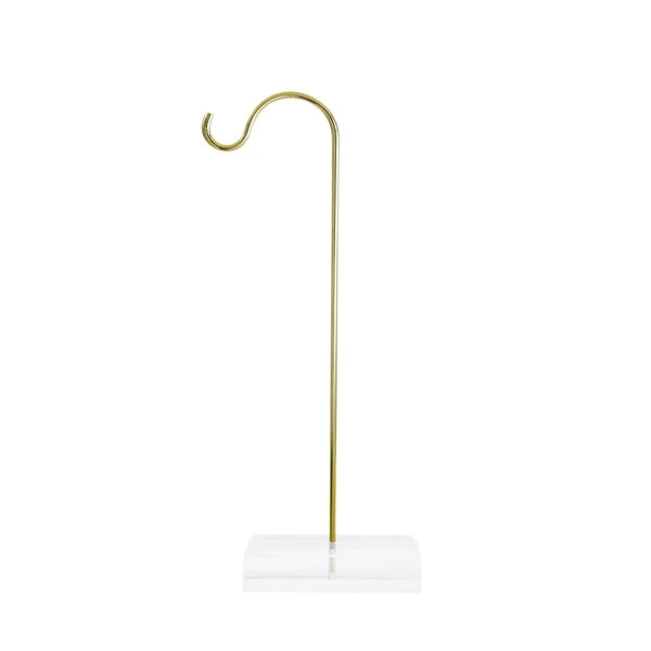 Acrylic Ornament Stand Brass Posts