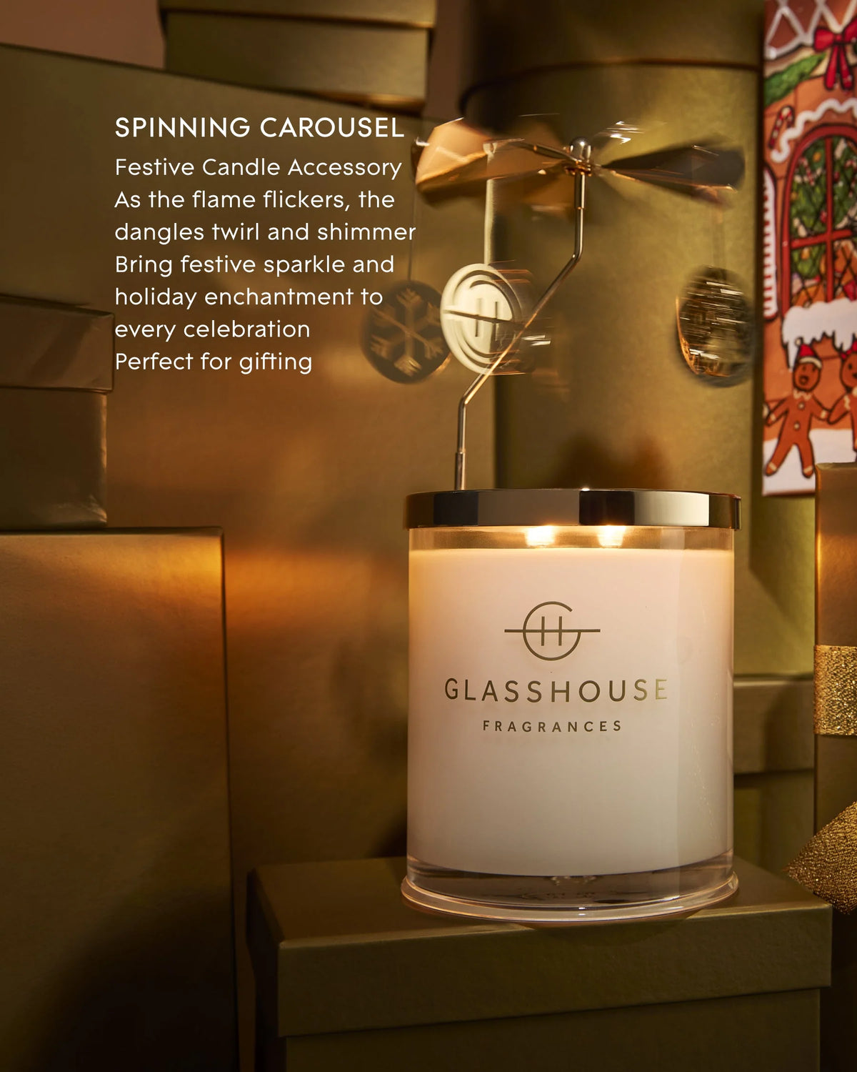 Spinning Carousel - Candle Accessory