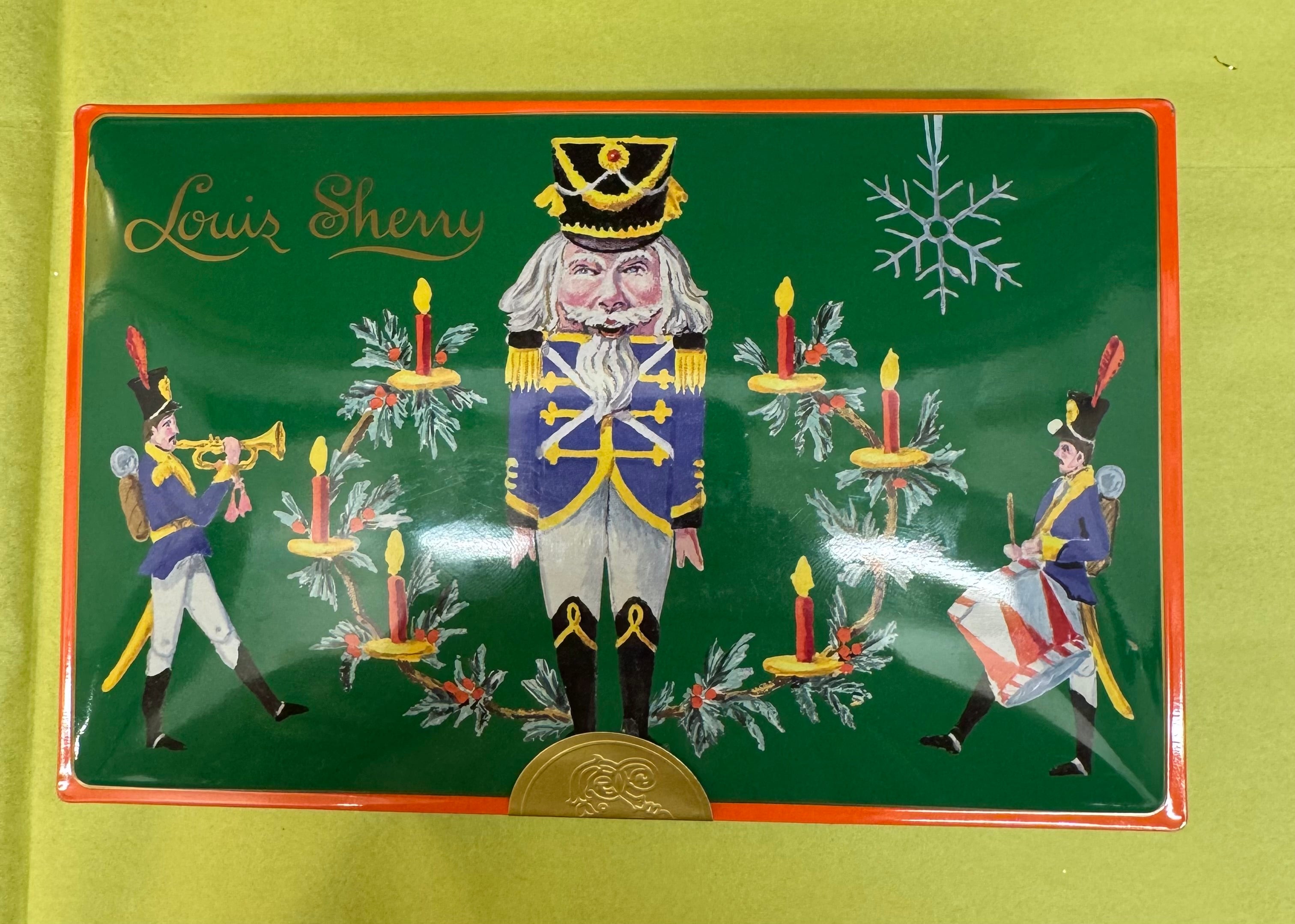 12-Piece Green Nutcracker Chocolate Tin