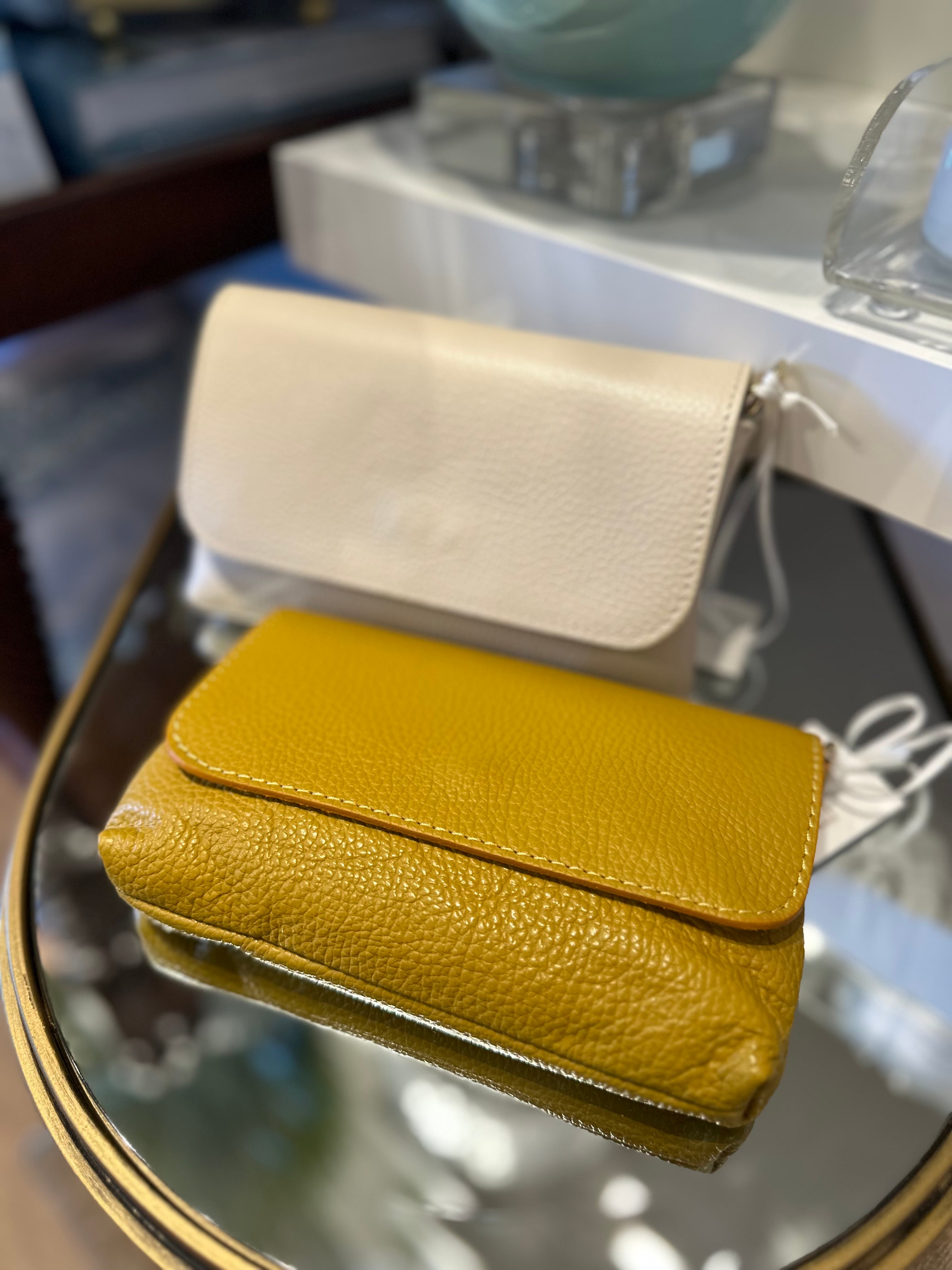 Leather Crossbody Clutch