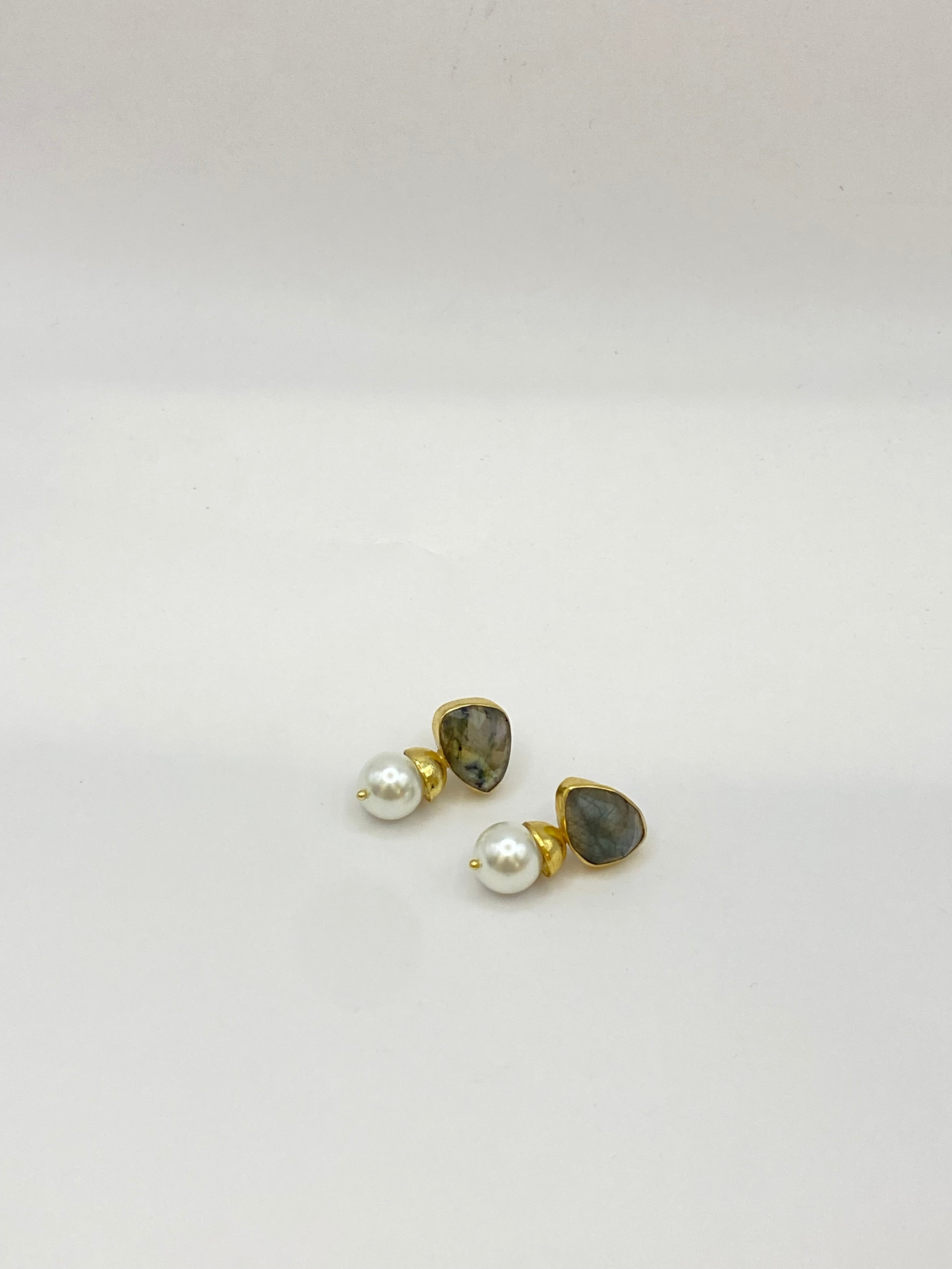 Semi Precious Stone Earrings