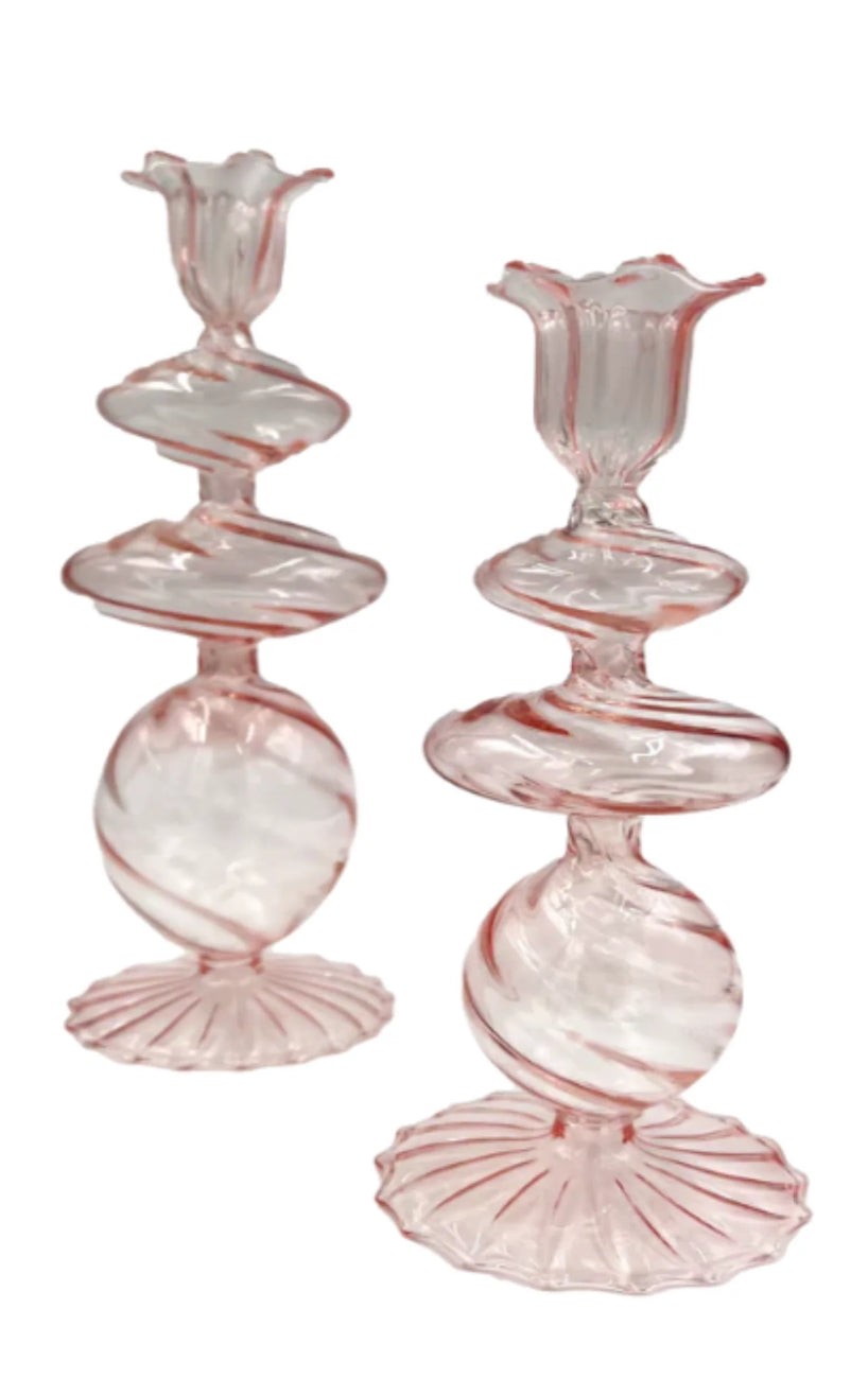 Pink Candlesticks