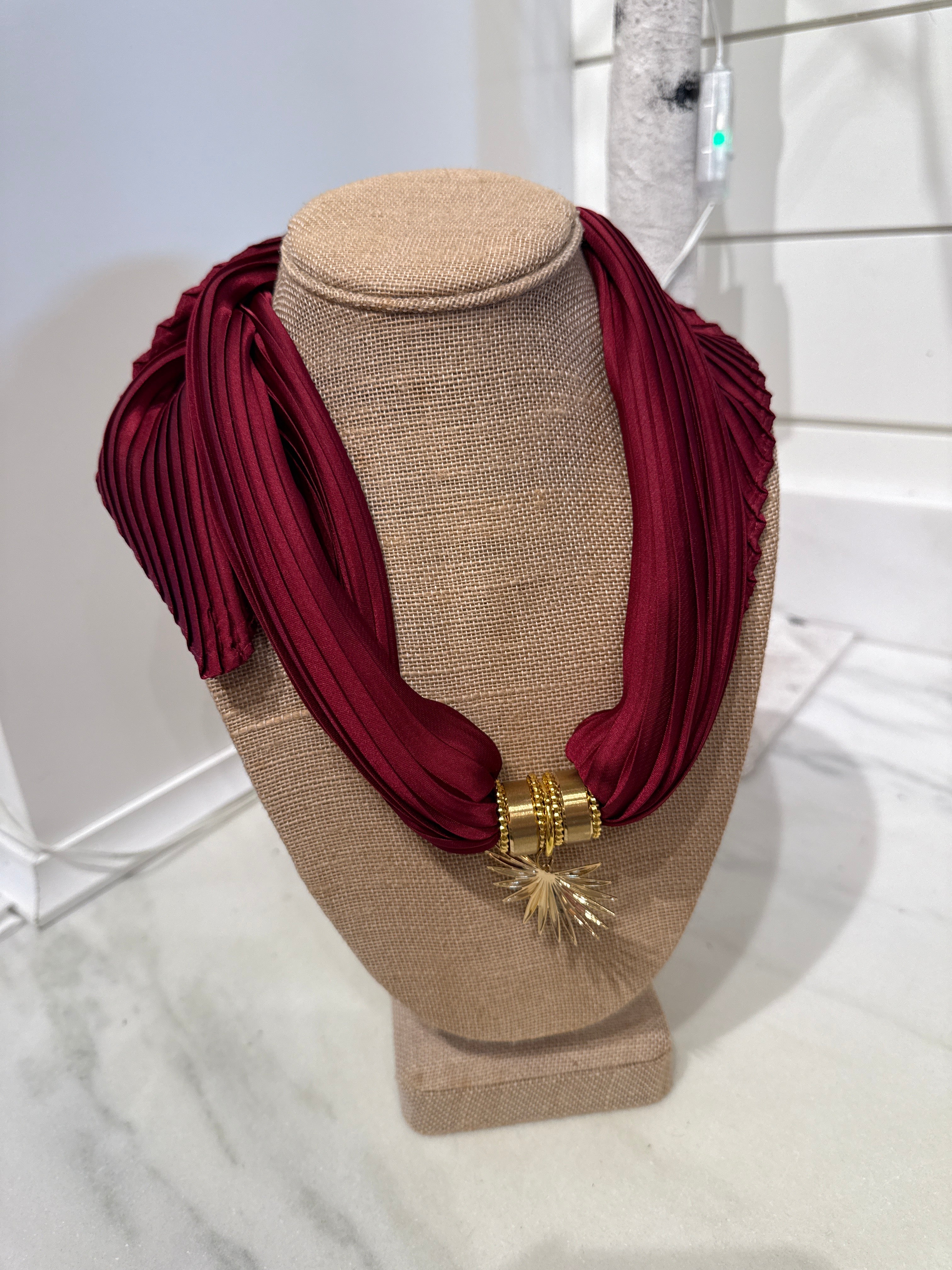 Charm Scarf Necklace