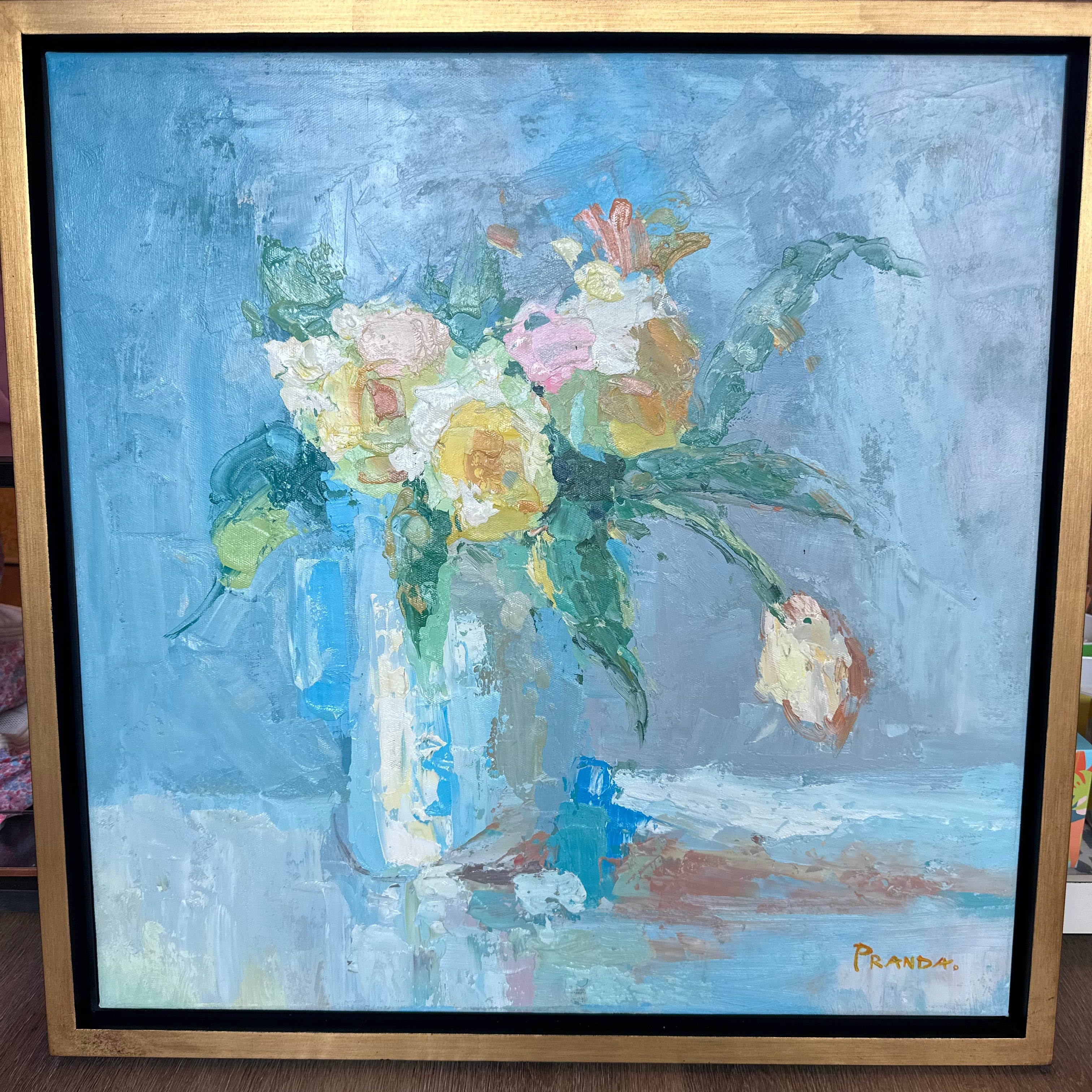 Original Floral Abstract 24x24