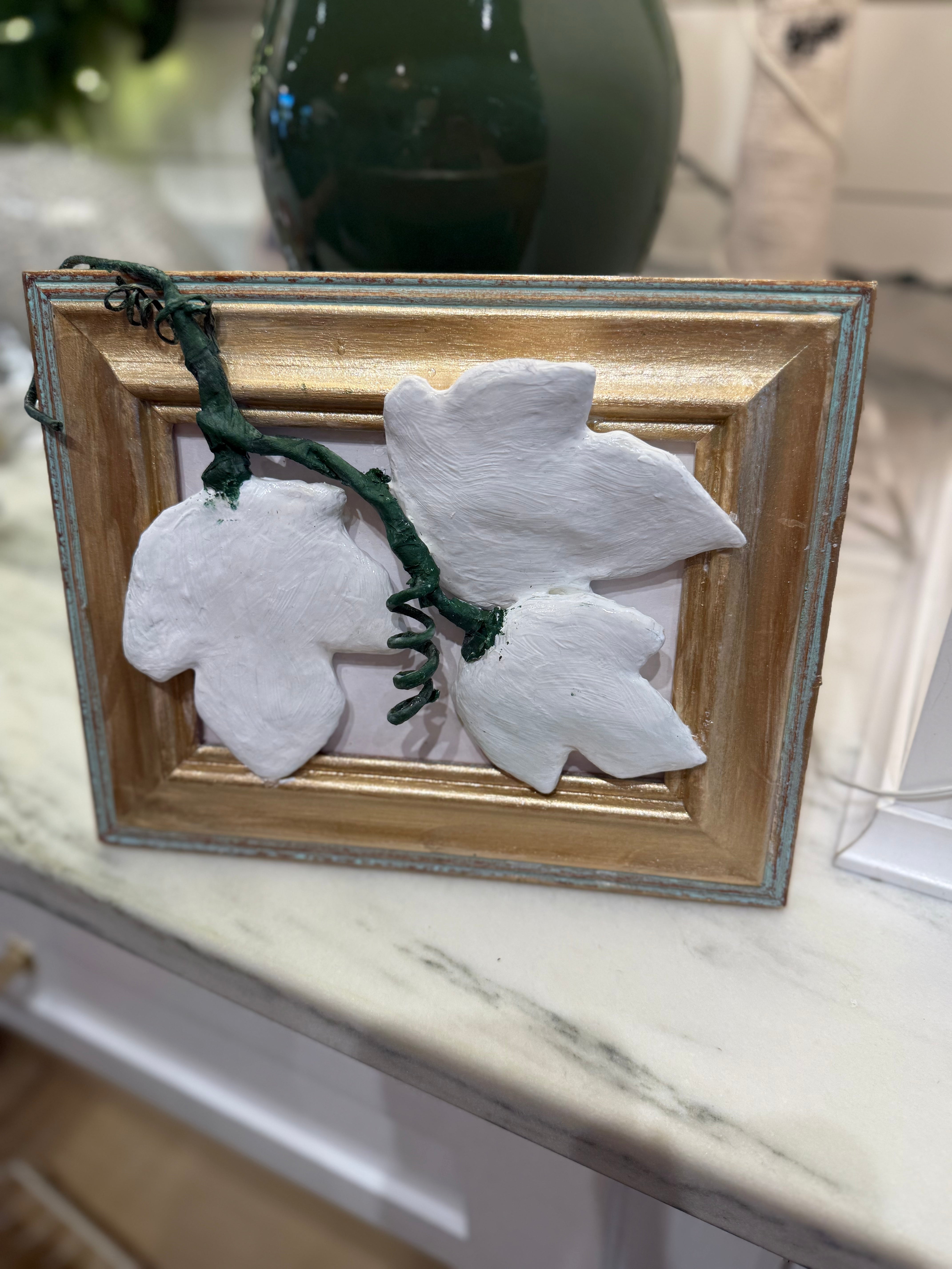 Hand-made flower frame