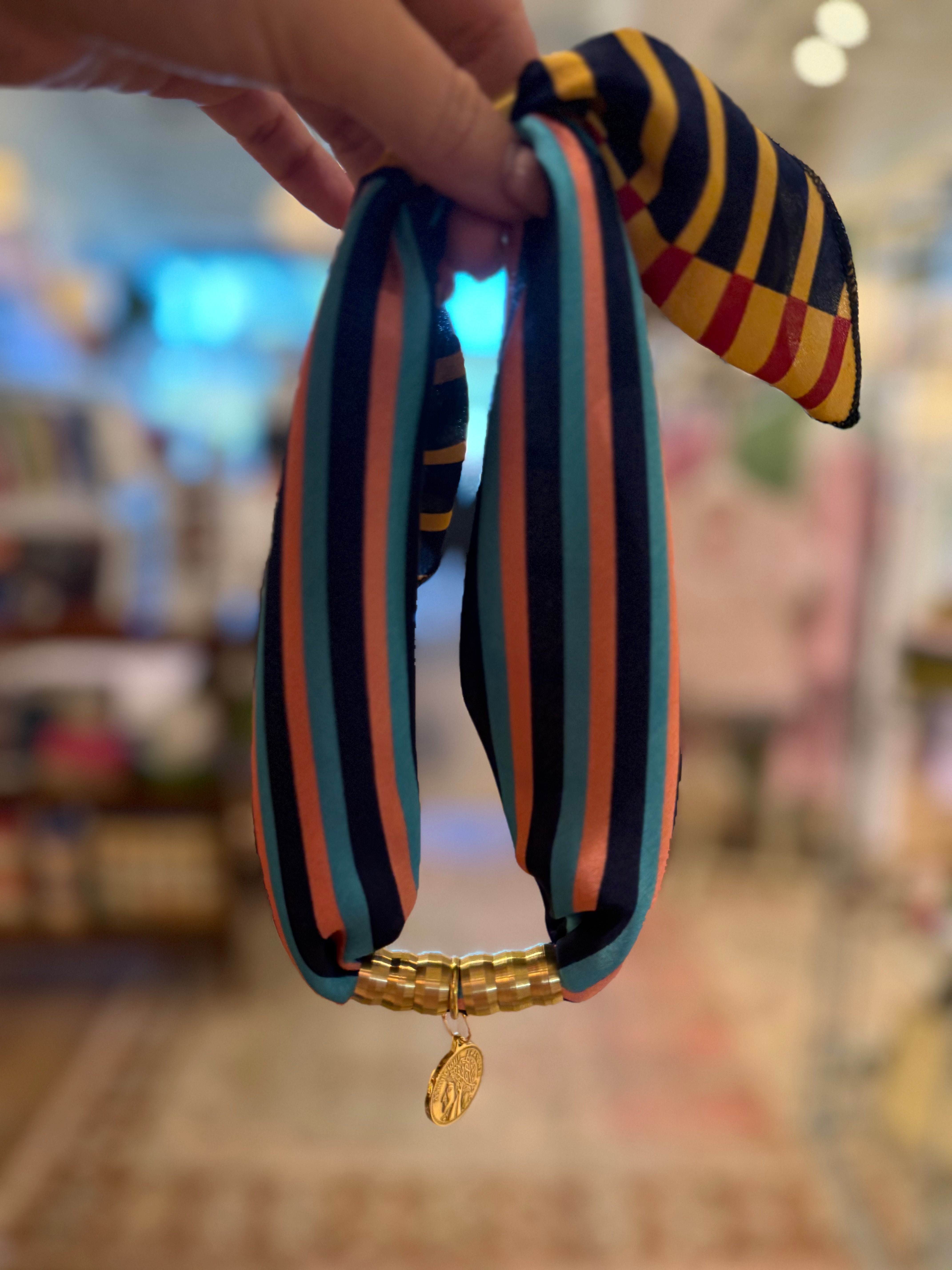 Charm Scarf Necklace