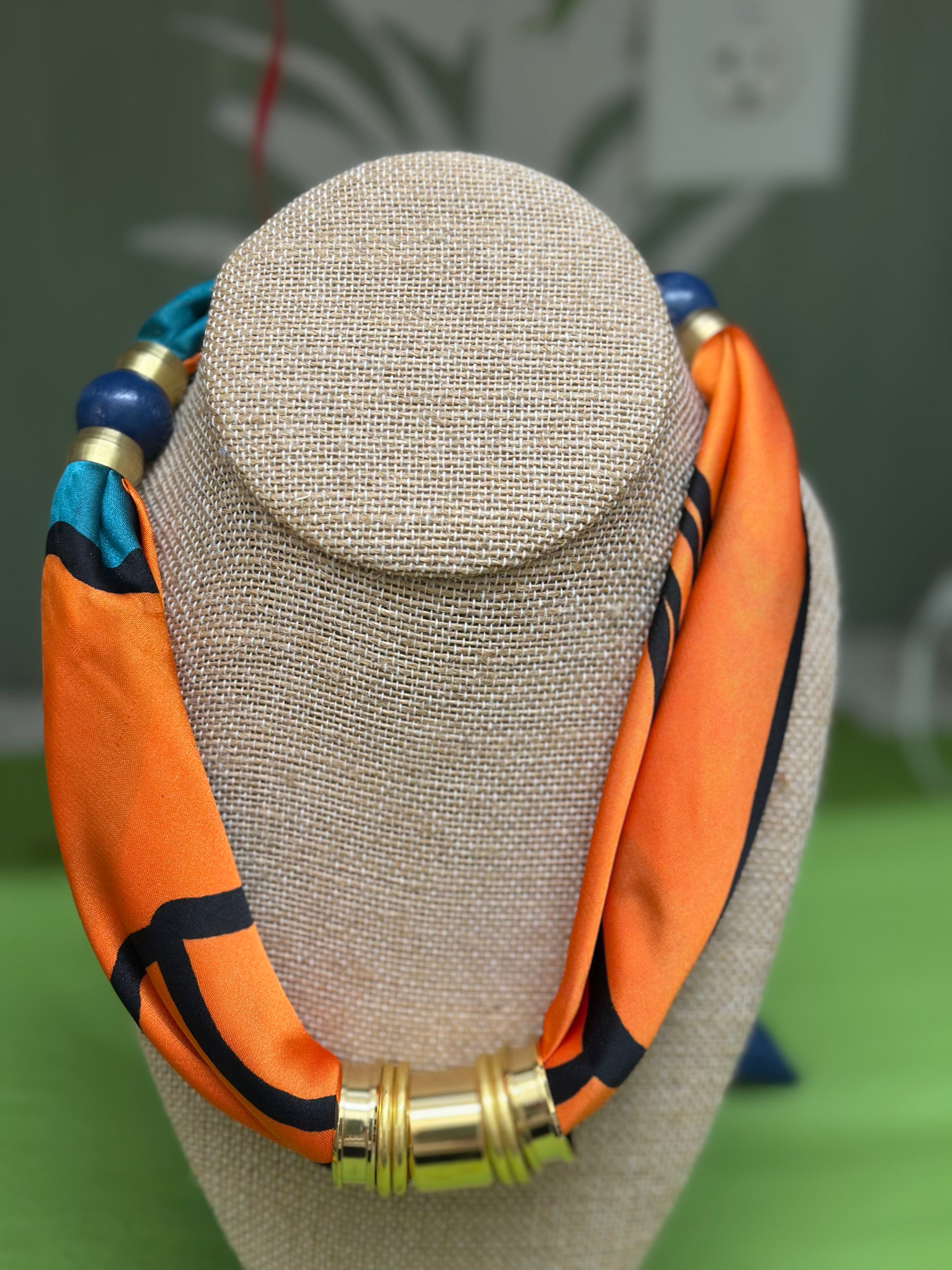 Charm Scarf Necklace