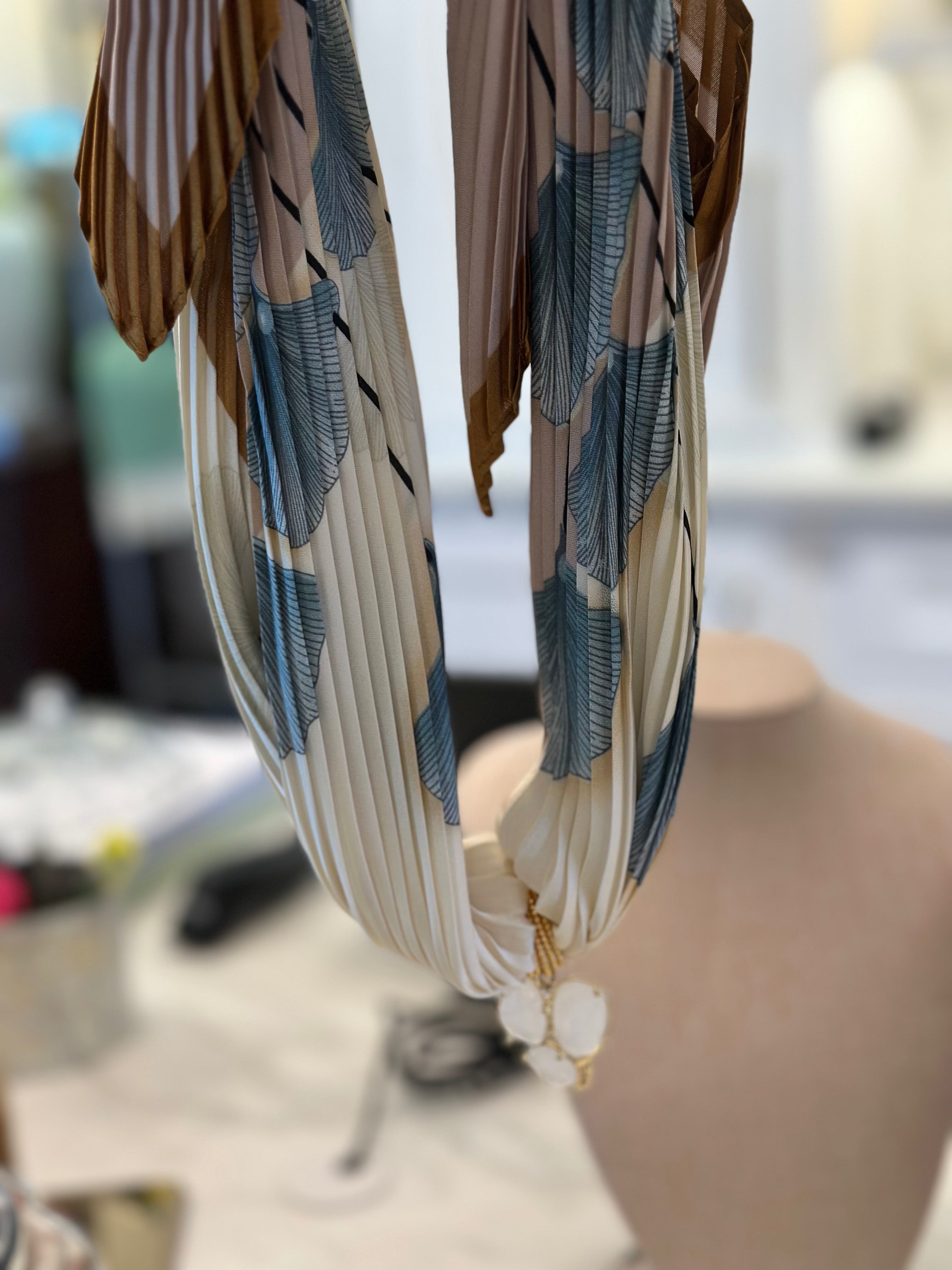 Charm Scarf Necklace