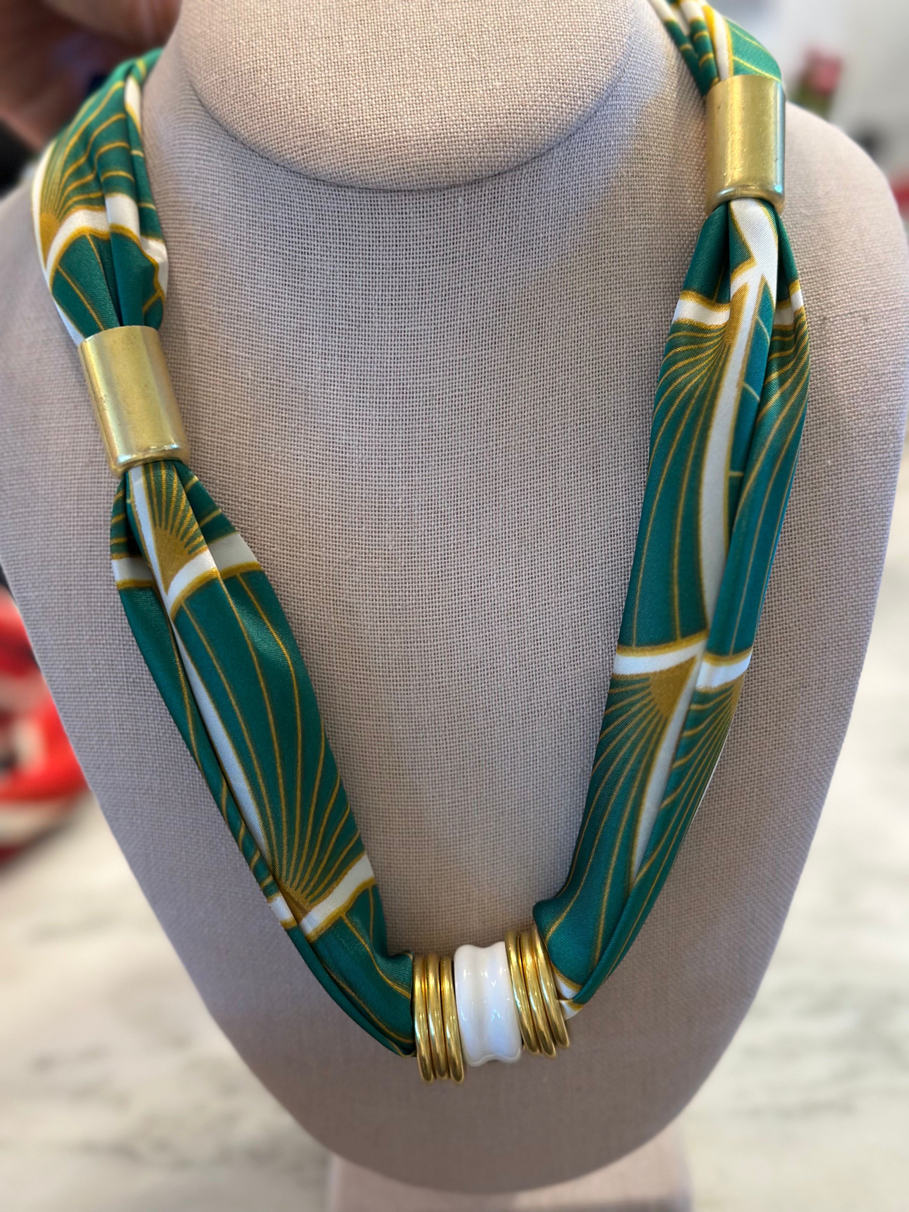Charm Scarf Necklace