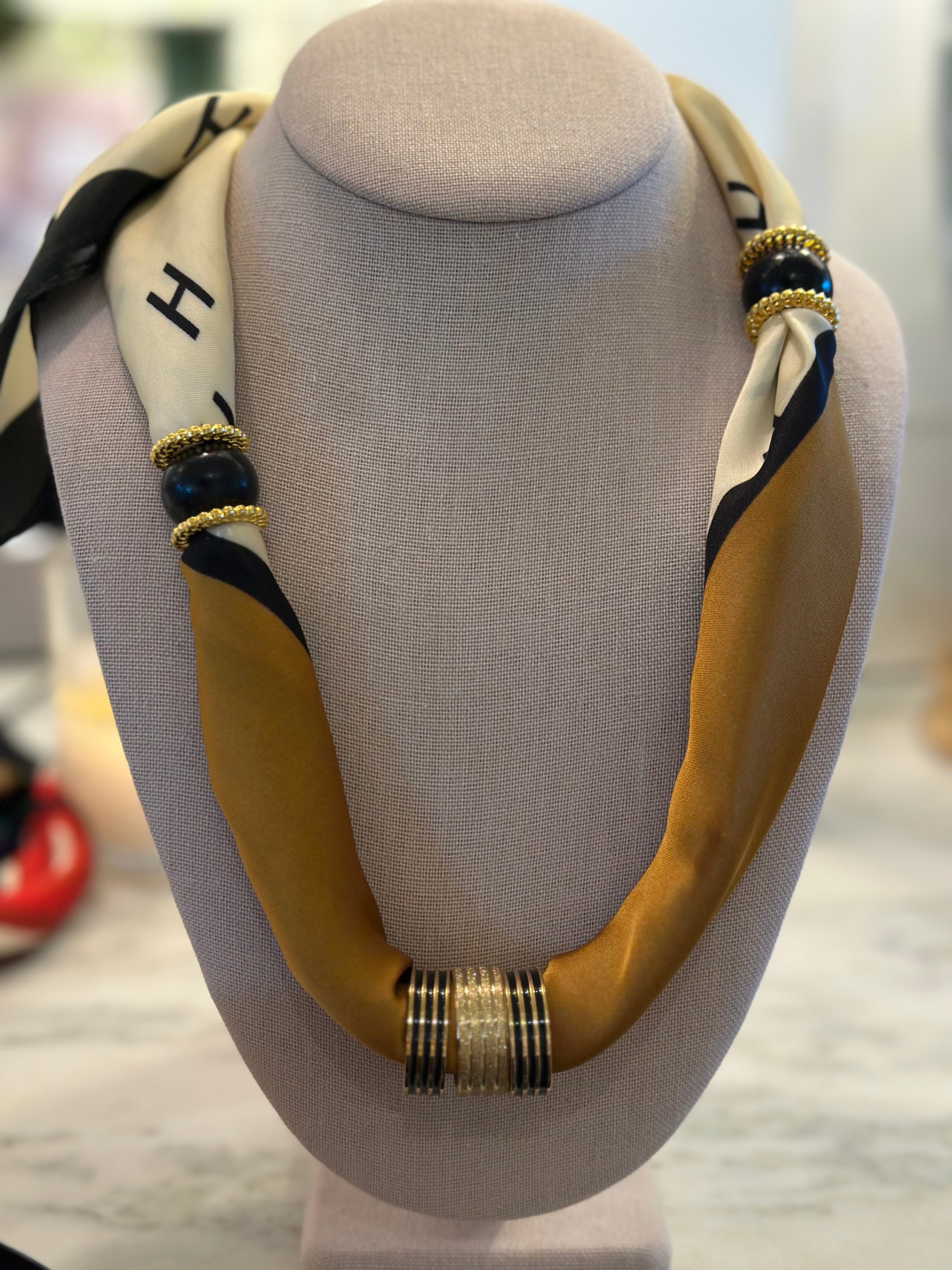 Charm Scarf Necklace
