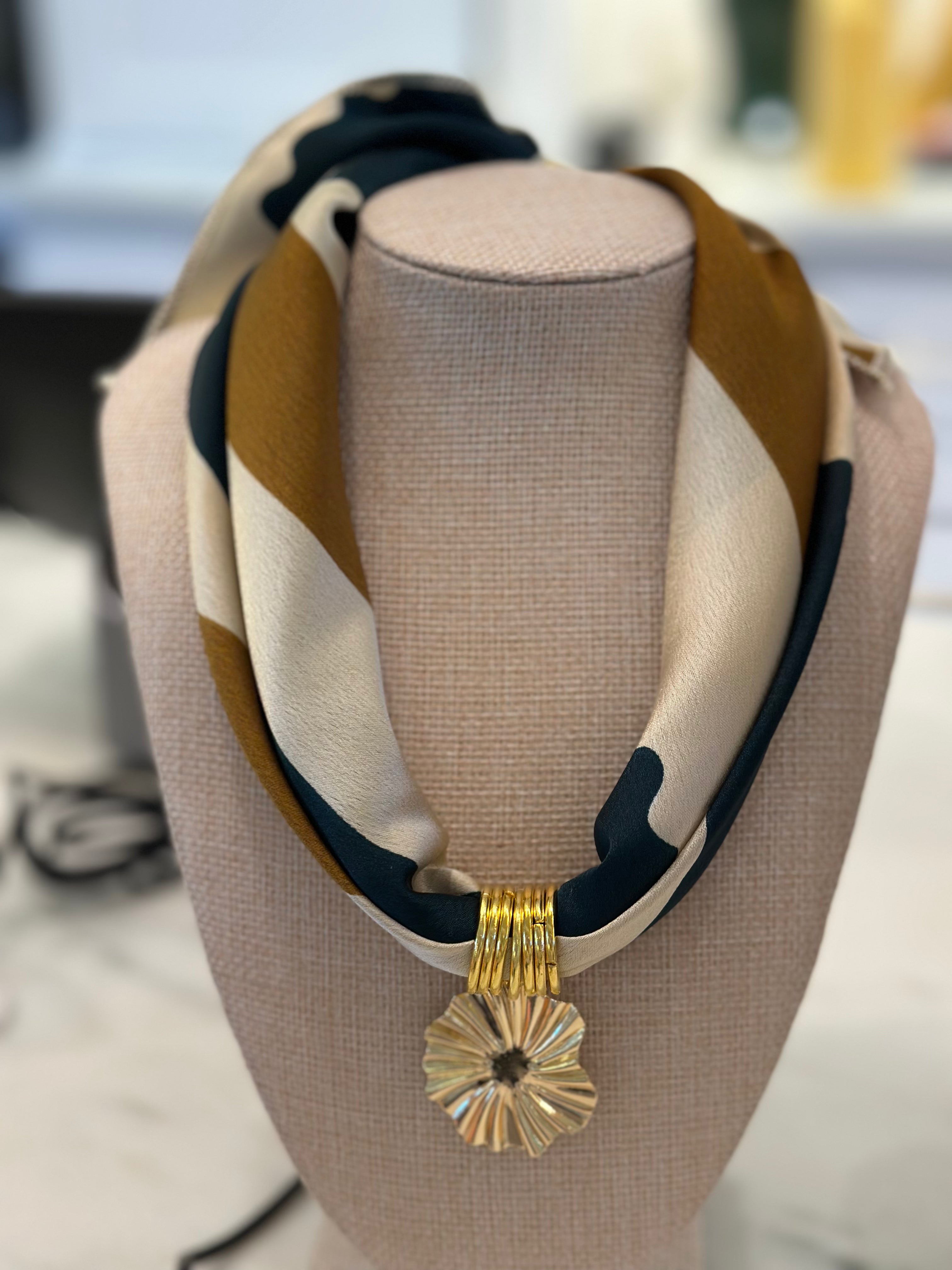 Charm Scarf Necklace