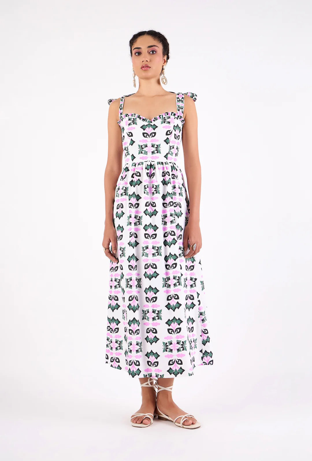 Jackie Dress - Papillon Moss