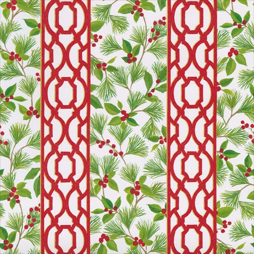 Knots And Greenery White Roll Wrap