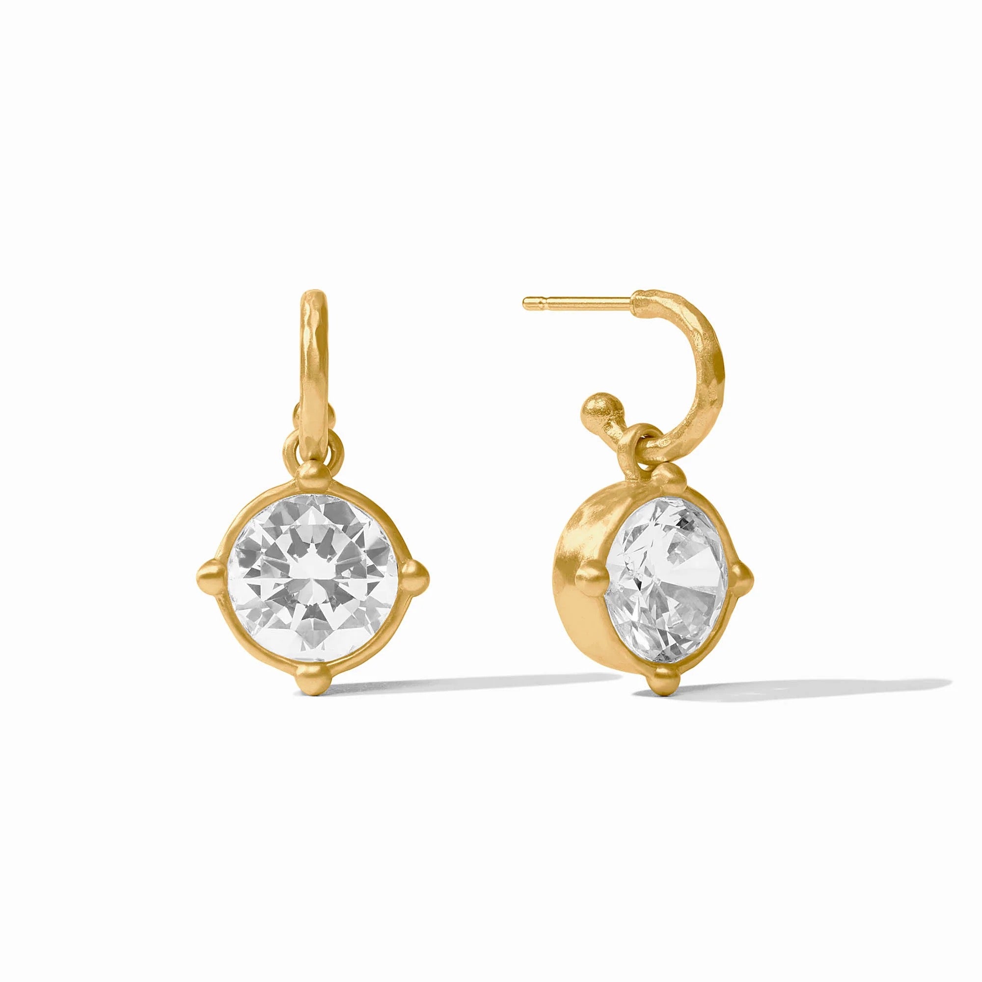 Honeybee Hoop & Charm Earring Cubic Zirconia