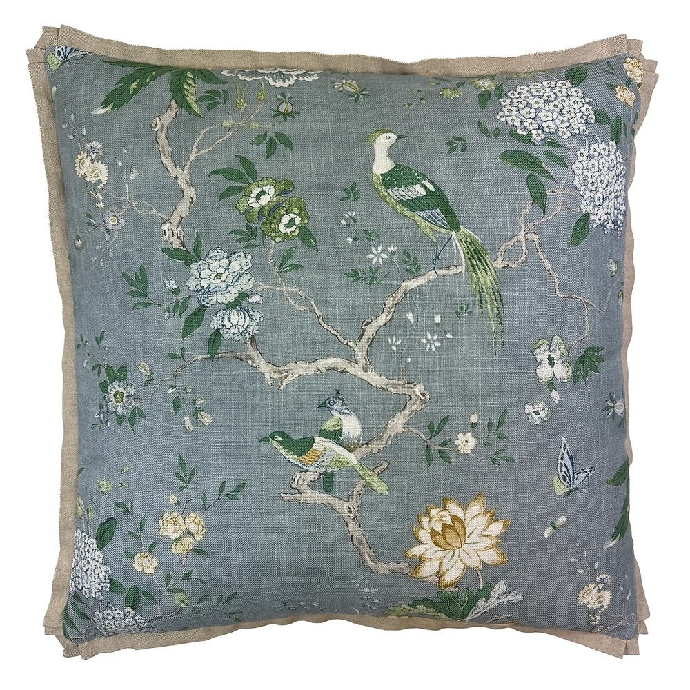 Baker Oriental Bird Soft Blue