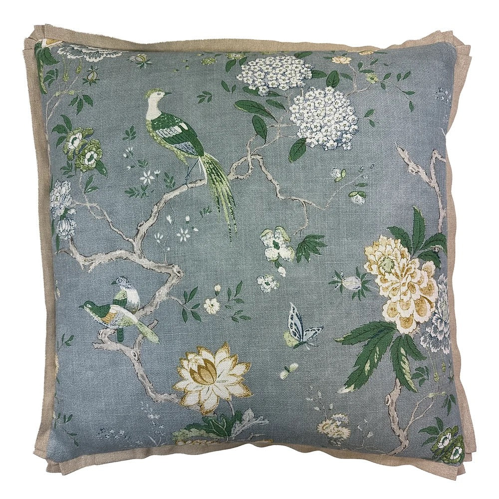 Baker Oriental Bird Soft Blue