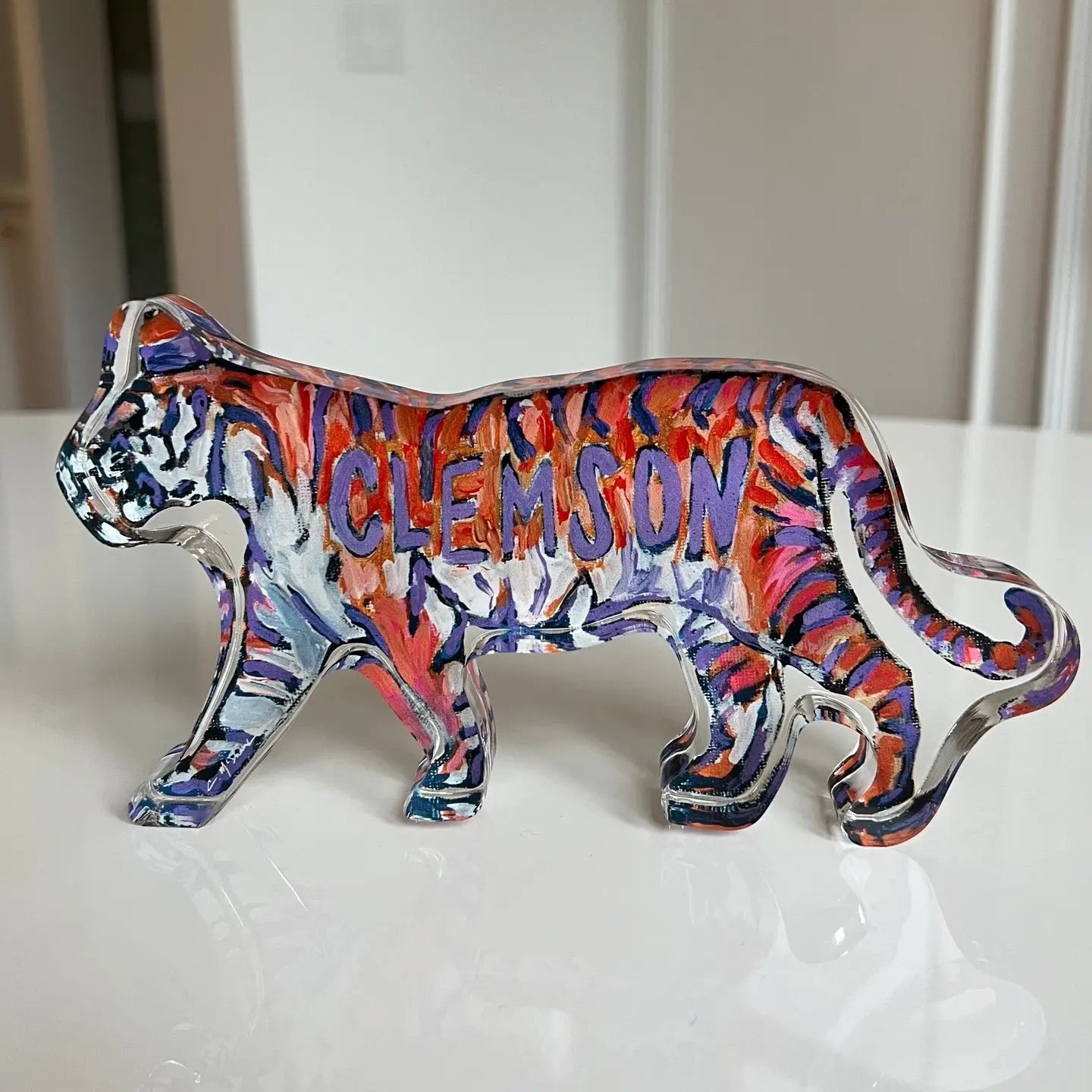 Acrylic Clemson Tiger