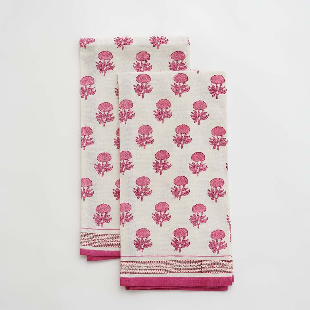 Rose Wine Tea Towel