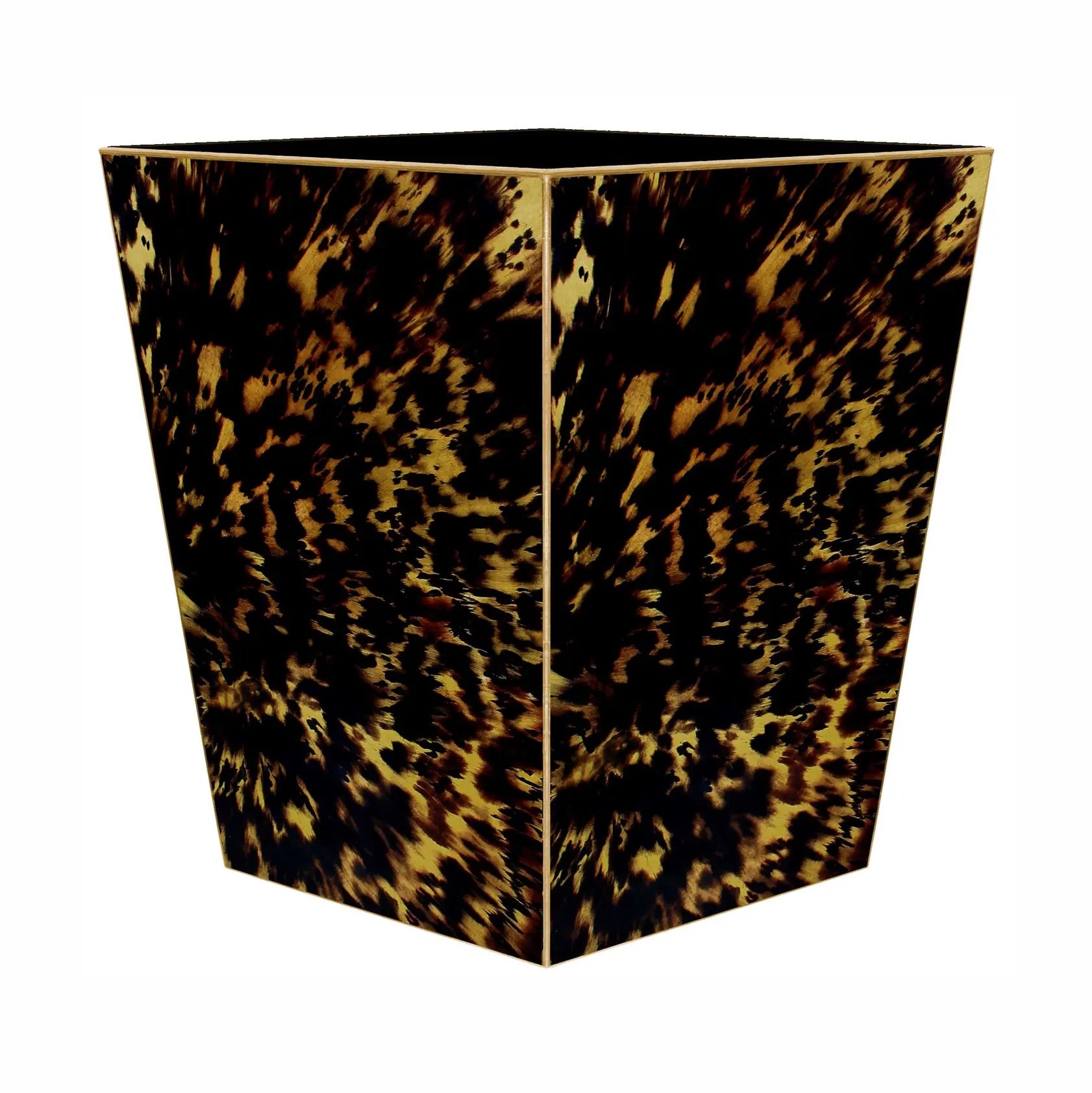 Tortoise Shell Wastepaper Basket