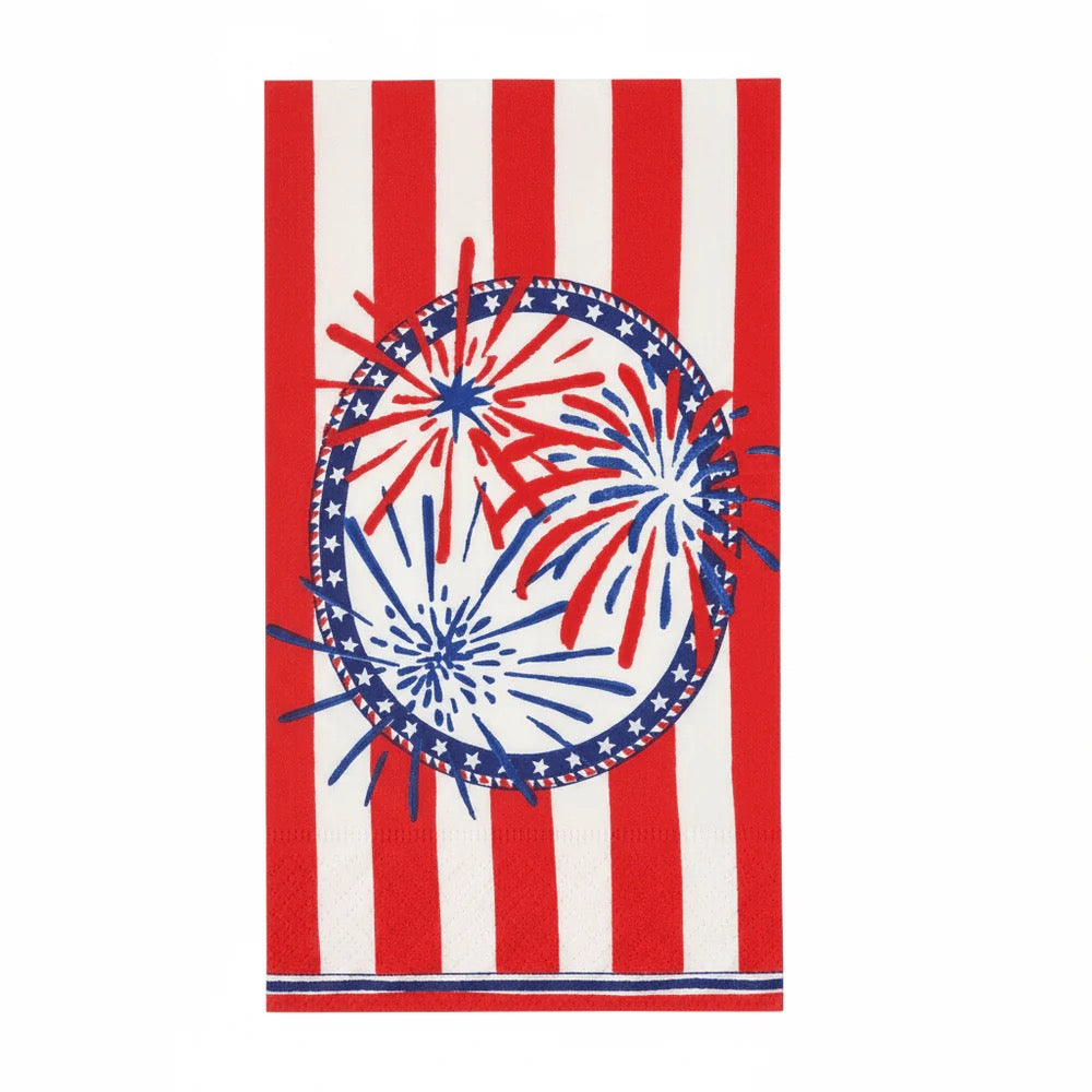Stars, Stripes and Sparks Guest Napkins