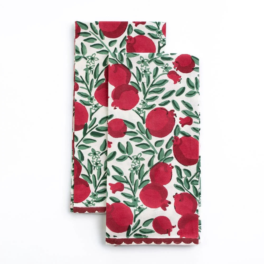 Pomegranate Vine Tea Towel
