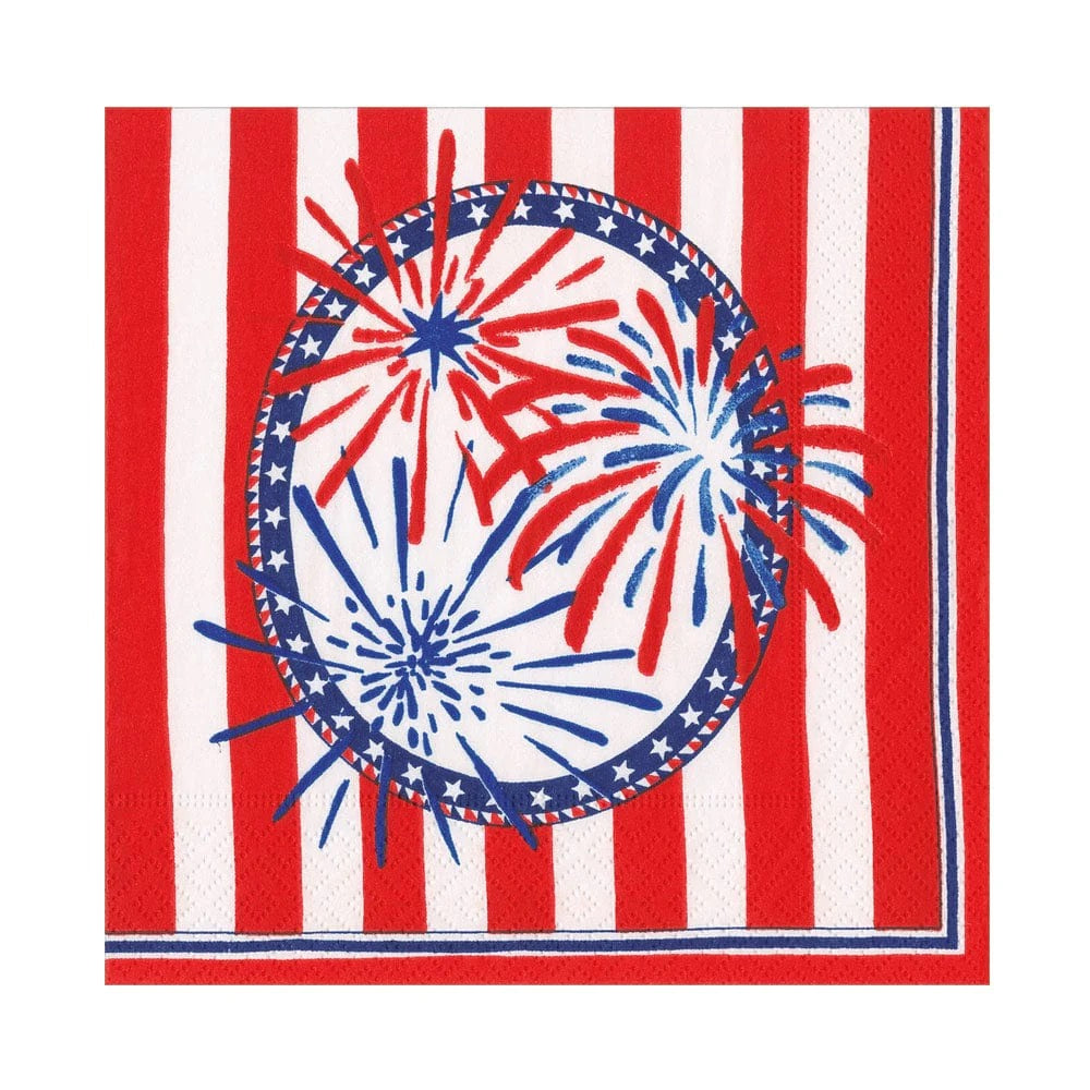 Stars, Stripes and Sparks Luncheon Napkins