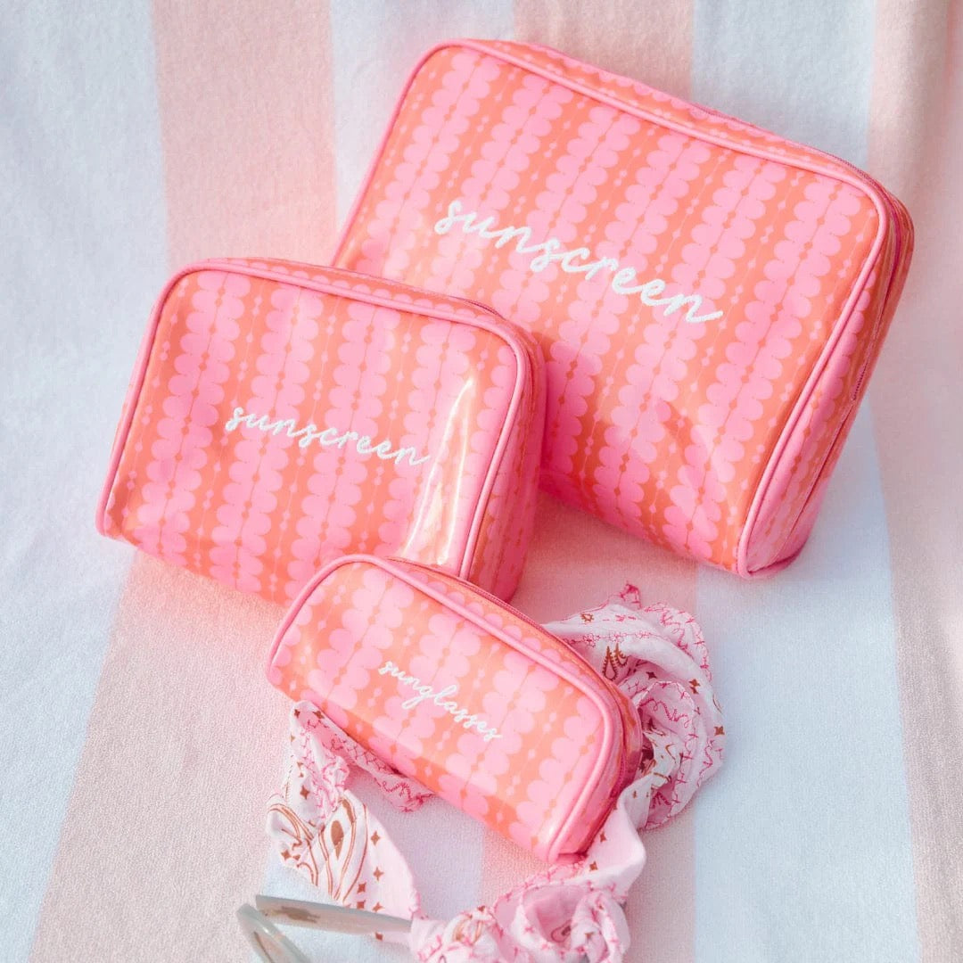 Mini Patterned Toiletry Bag- Paloma