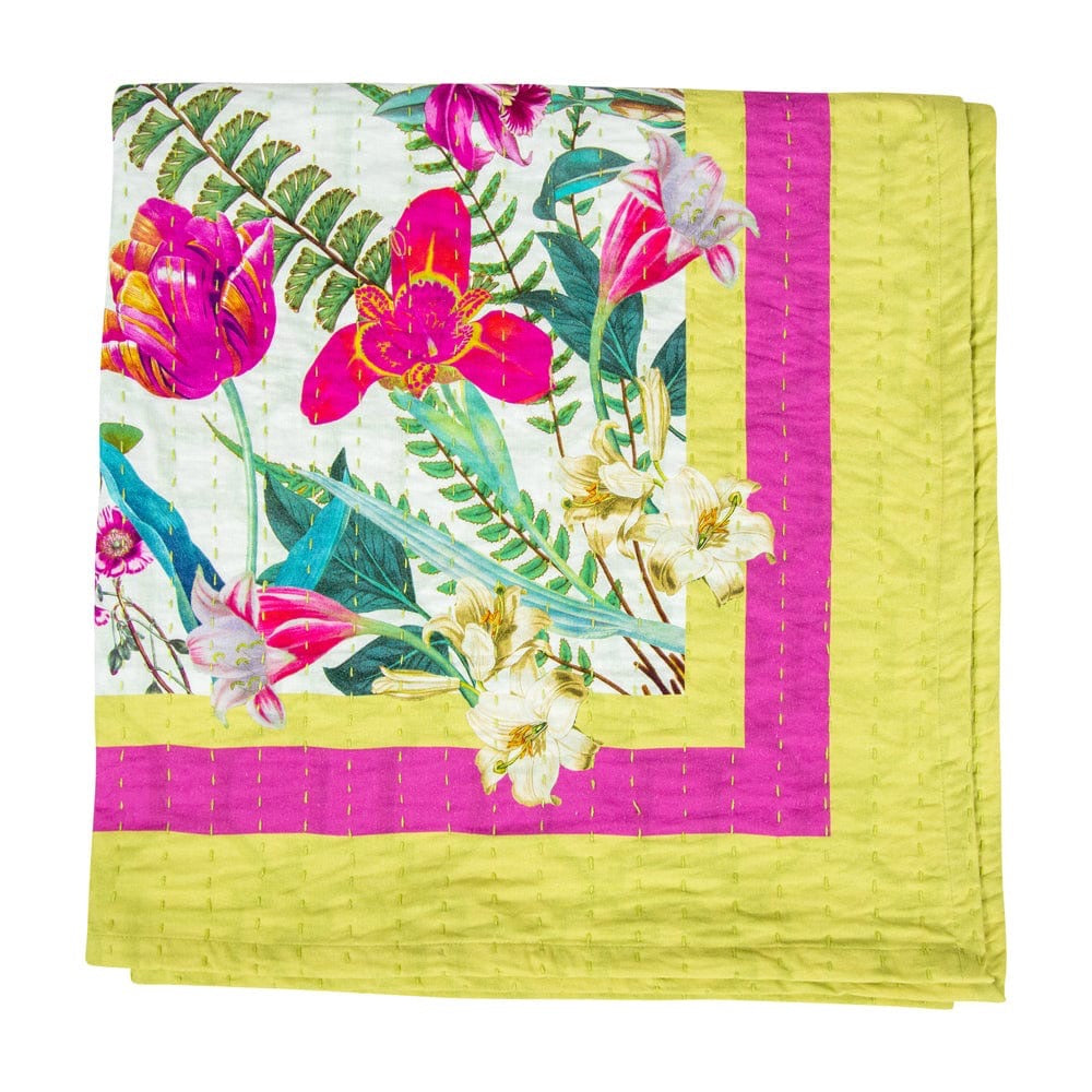 La Dolce Vita Sage/Lavender Reversible Table Cover