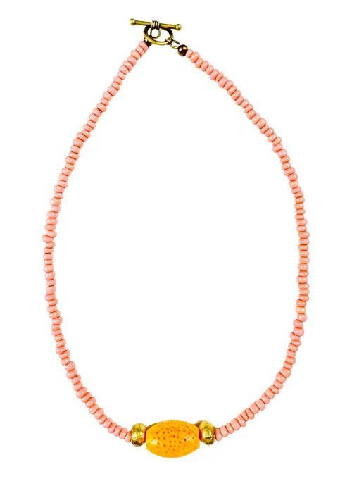 Seed Classic Necklace | Coral Blush