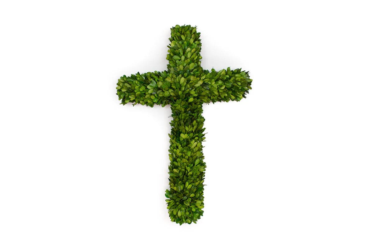 Preserved Boxwood Cross