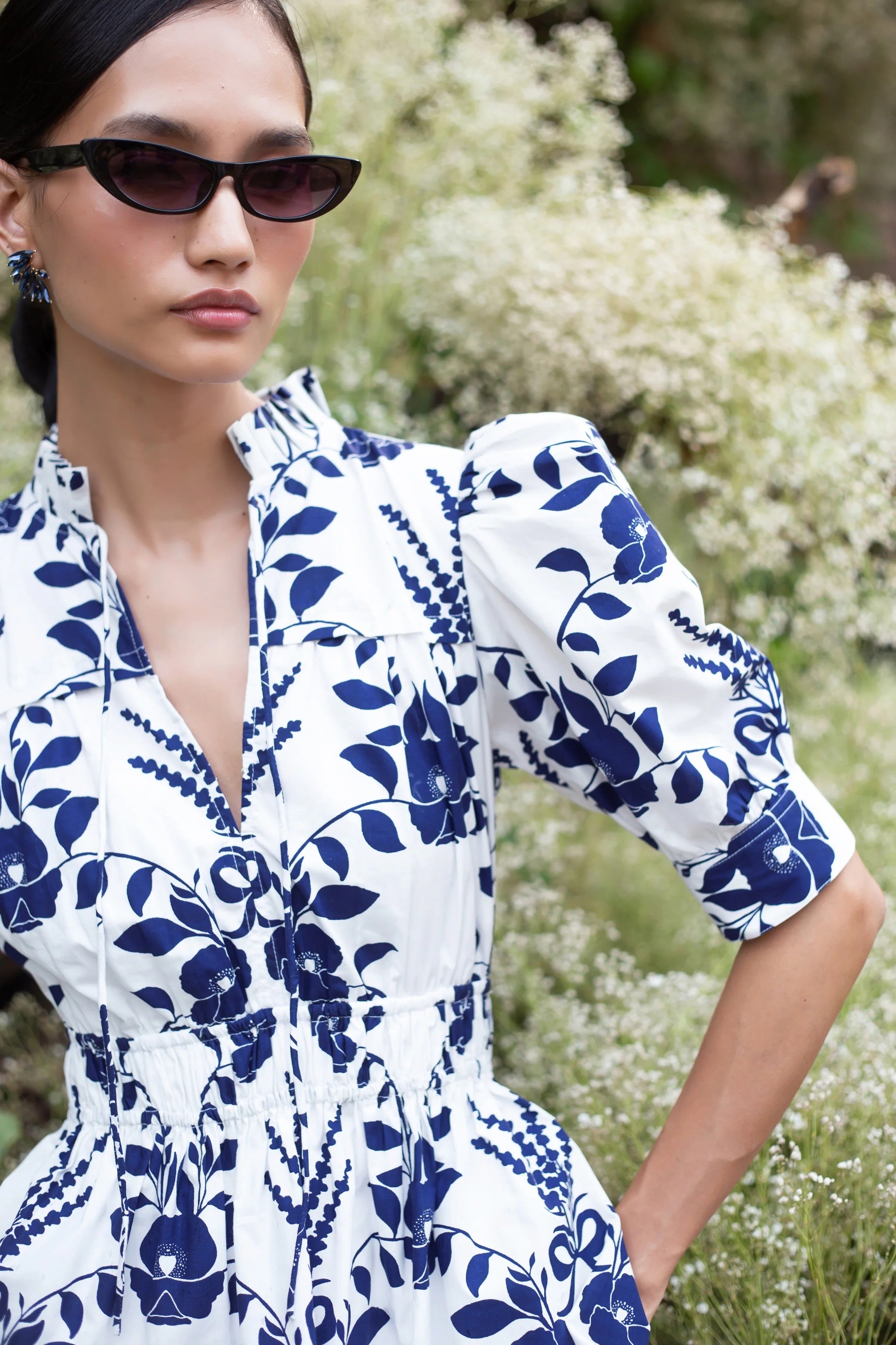 Alice Dress- Papillon Cobalt