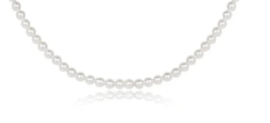 15" Choker Classic Pearl 3mm Bead