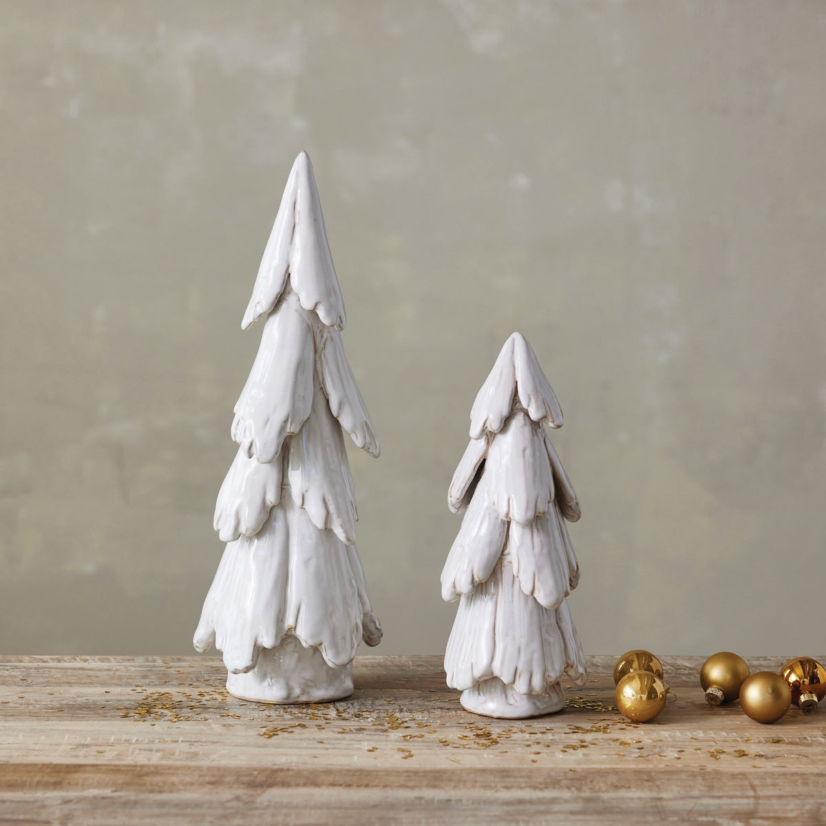 Stoneware Tree, White