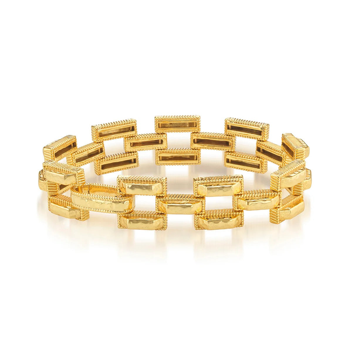 Pathway Petite Link Bracelet, 7.25" - Gold