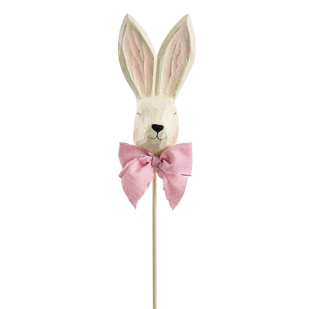 15" Bunny Pick White Pink