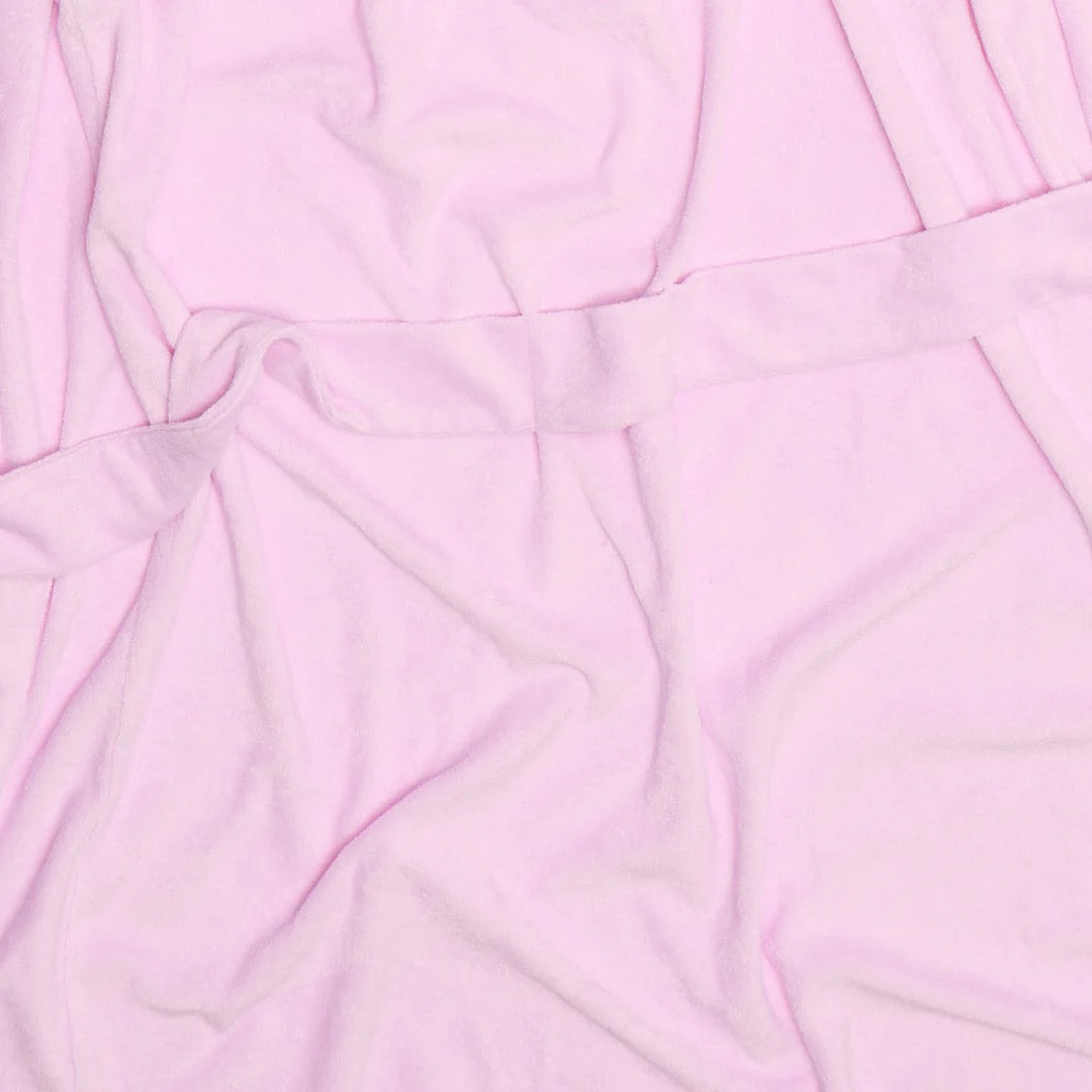 Women’s Short Scallop Lightweight Robe- Hyacinth