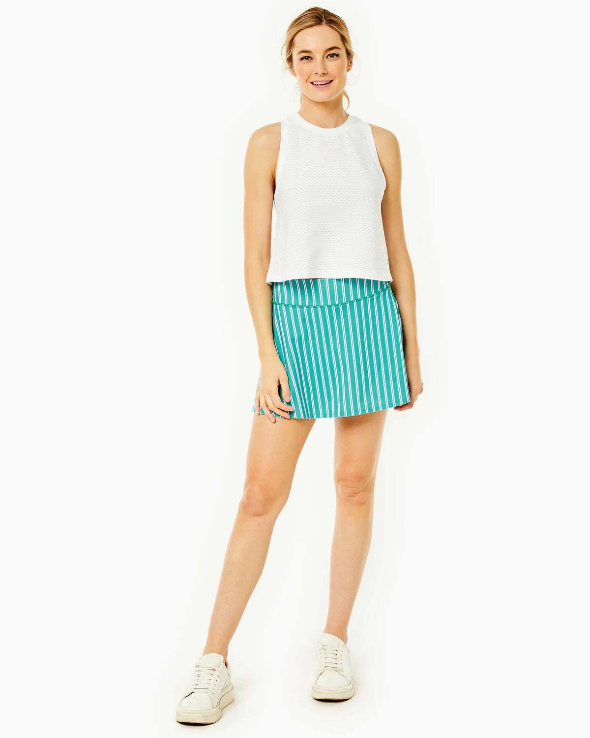 Active Mesh Everyother Day Tank - White