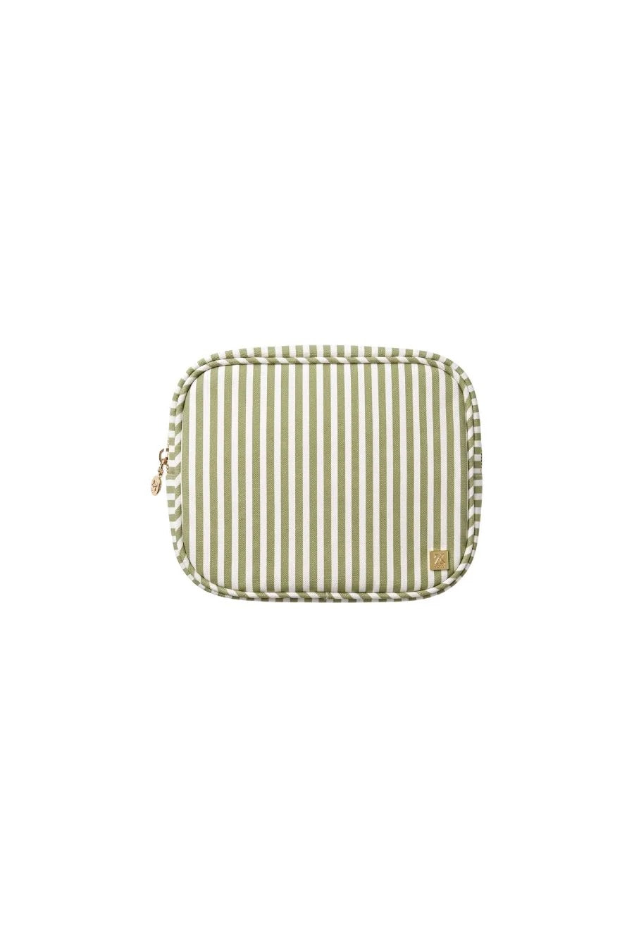 Luxe Glow Bag- Pimlico Stripe Sage